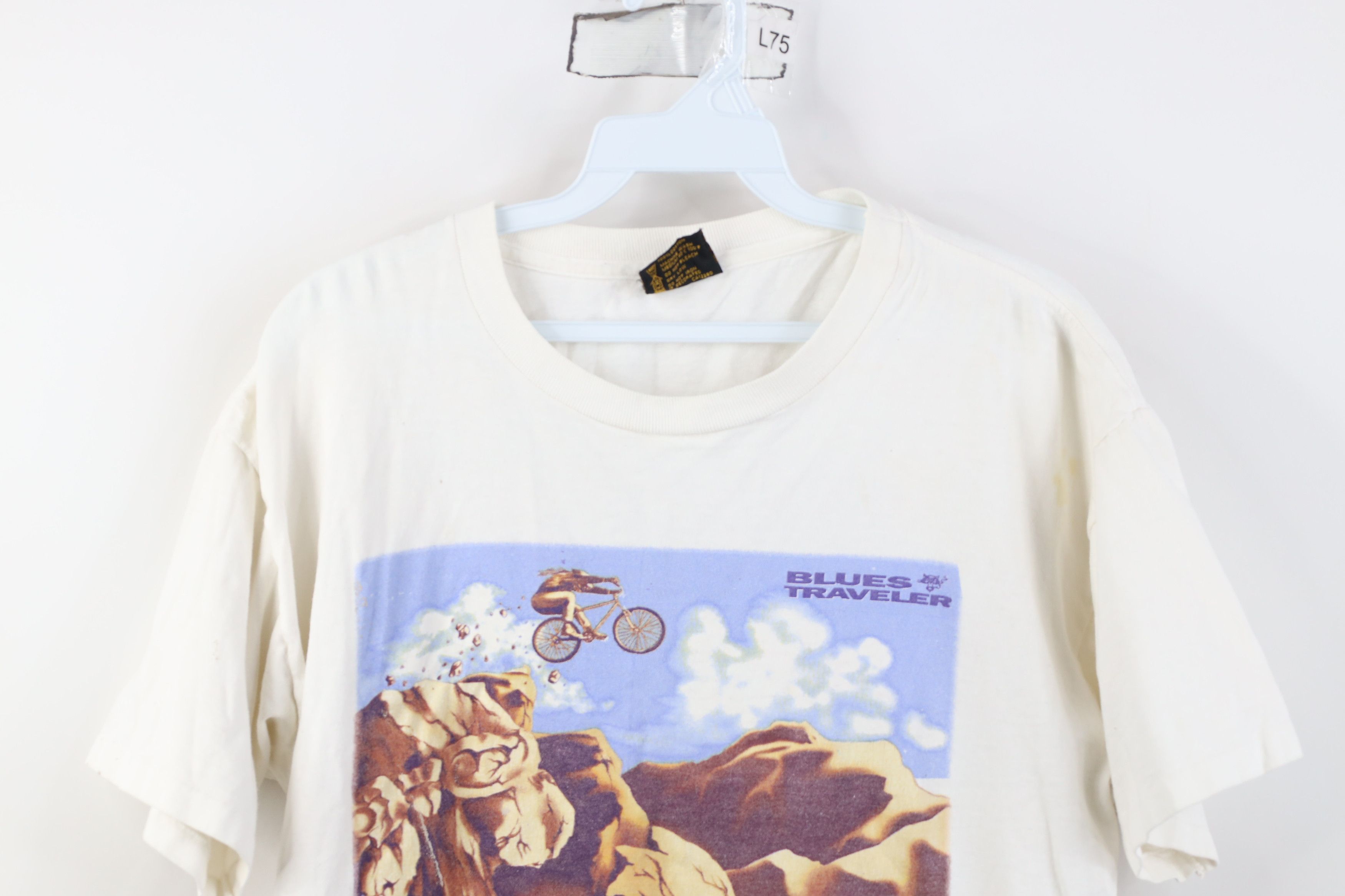 Vintage Vintage 90s 1995 Tour Blues Traveler Band T-Shirt USA Size L / US 10 / IT 46 - 2 Thumbnail
