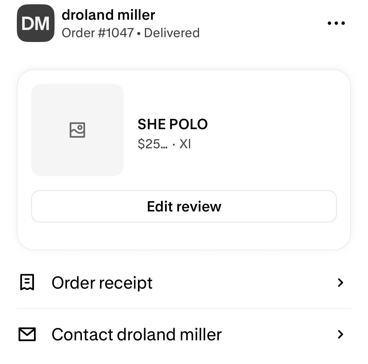 Droland Miller She Polo Size US XL / EU 56 / 4 - 5 Thumbnail