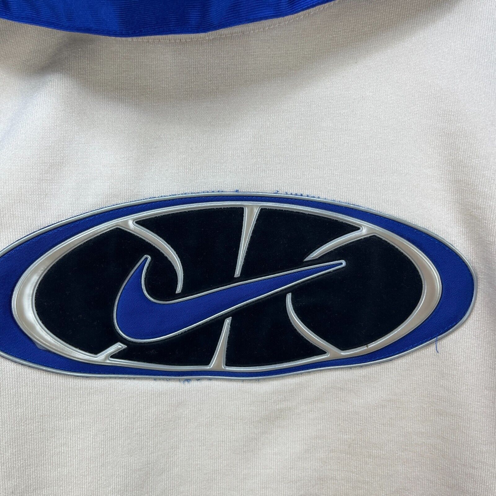 Nike × Vintage Vintage 90s Nike Big Swoosh Basketball Medium Jumper Hoops Size US M / EU 48-50 / 2 - 3 Thumbnail