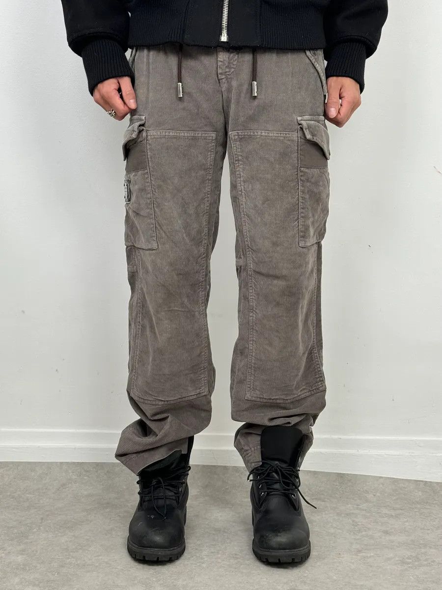 Dolce & Gabbana Dolce & Gabbana Grey Multipockets Cargo Pants Size US 31 - 1 Thumbnail