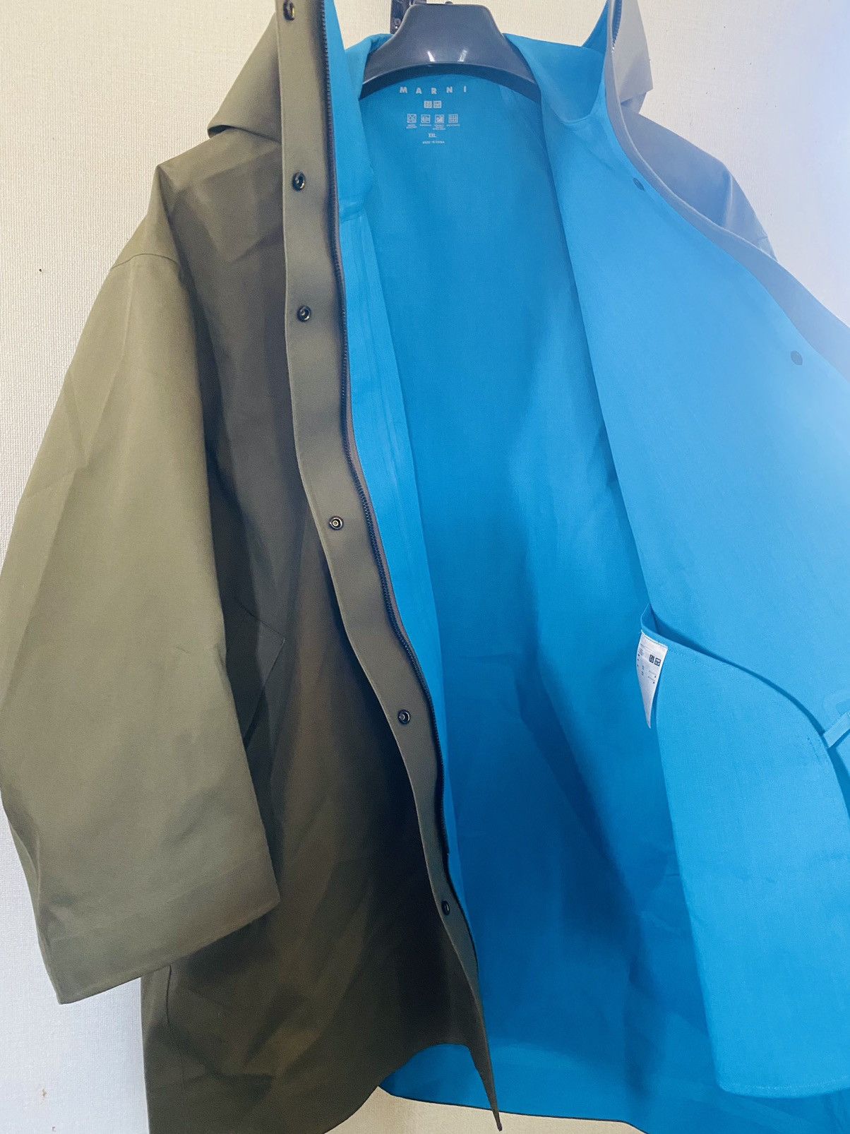 Marni × Uniqlo UNIQLO × MARNI/ Block Tech Half Coat/Olive Size US XXL / EU 58 / 5 - 8 Thumbnail