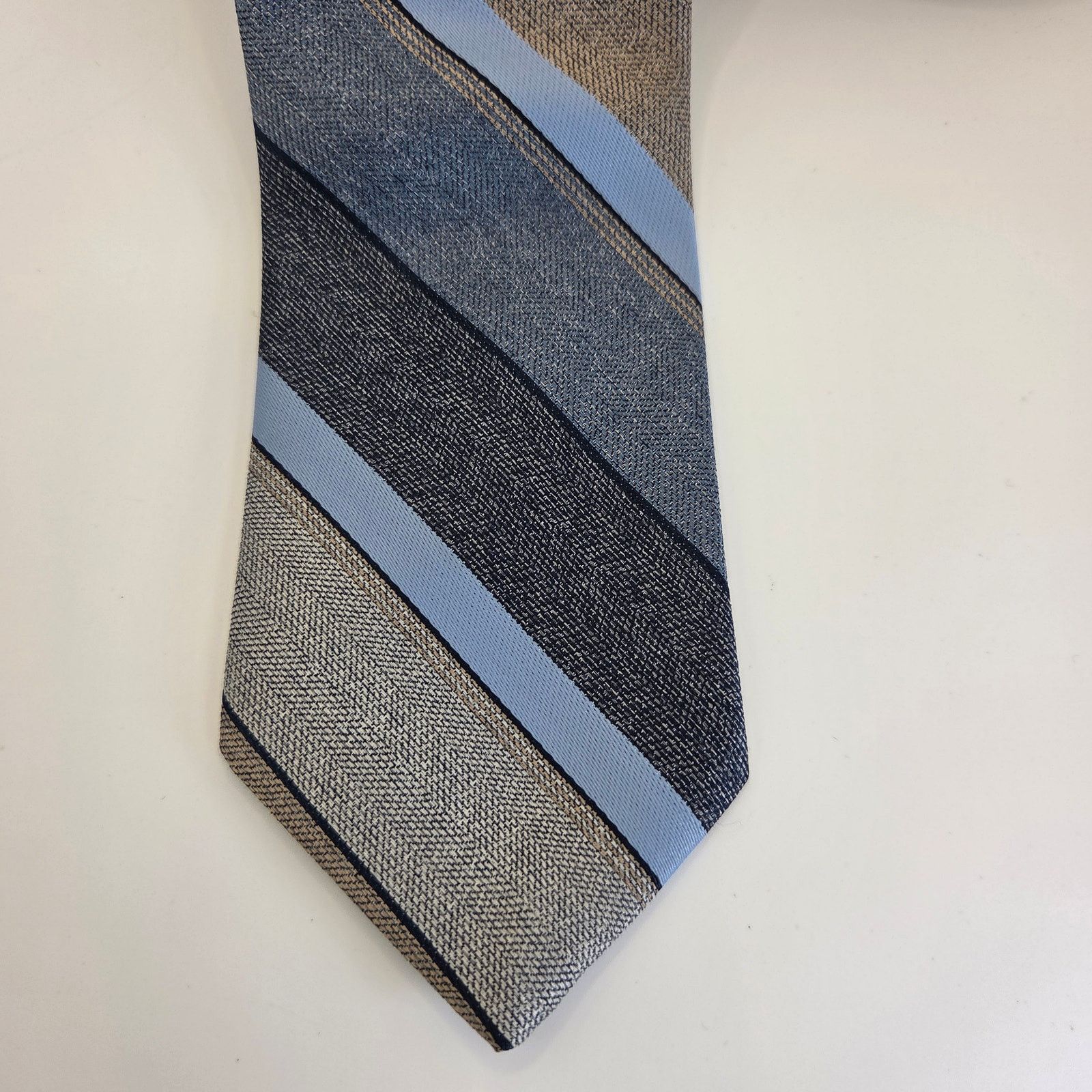 Vintage Vintage 70s Johnny Carson Striped Tie USA Size ONE SIZE - 2 Thumbnail
