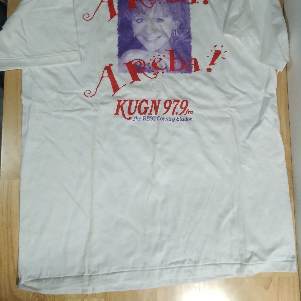 Band Tees Vintage Reba McIntire KUGN Country Music Radio T-Shirt Size US L / EU 52-54 / 3 - 3 Thumbnail