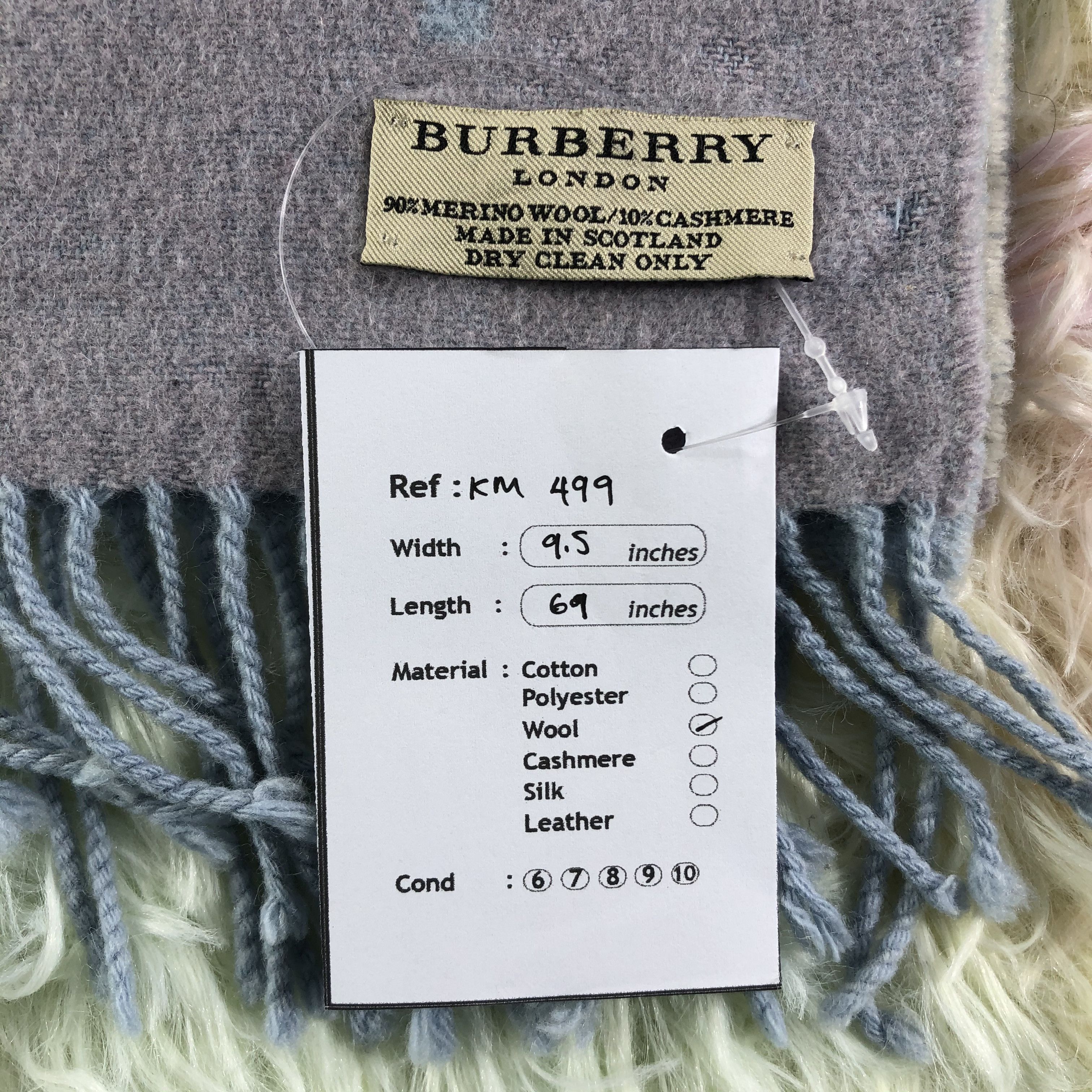 Burberry × Vintage Burberry Scarf / Muffler / Neckwear - KM499 Size ONE SIZE - 9 Thumbnail