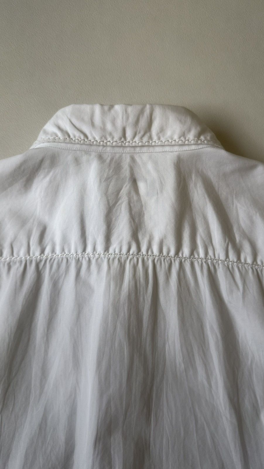 Comme des Garcons S/S 2000 White Crinkle Cotton Shirt Size US M / EU 48-50 / 2 - 17 Thumbnail