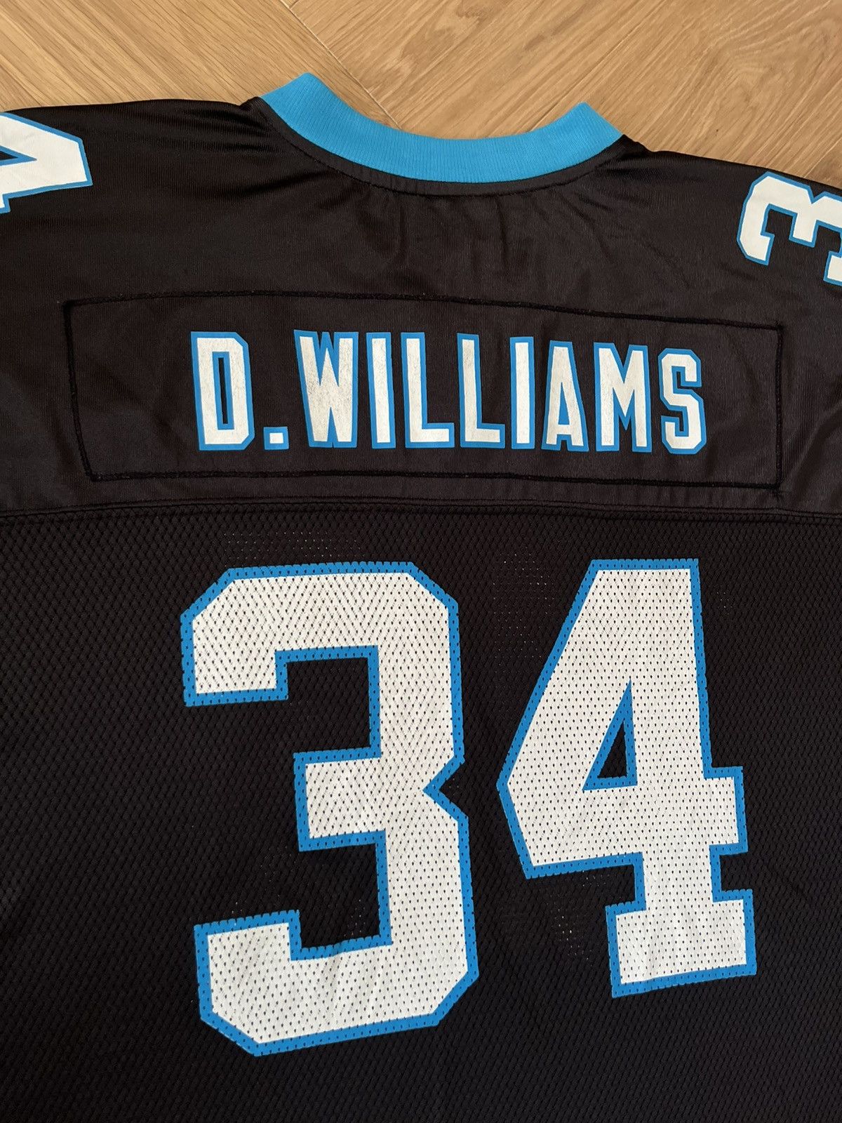 Reebok Vintage DeAngelo Williams Carolina Panthers 34 Reebok Jersey Size US XXL / EU 58 / 5 - 11 Thumbnail