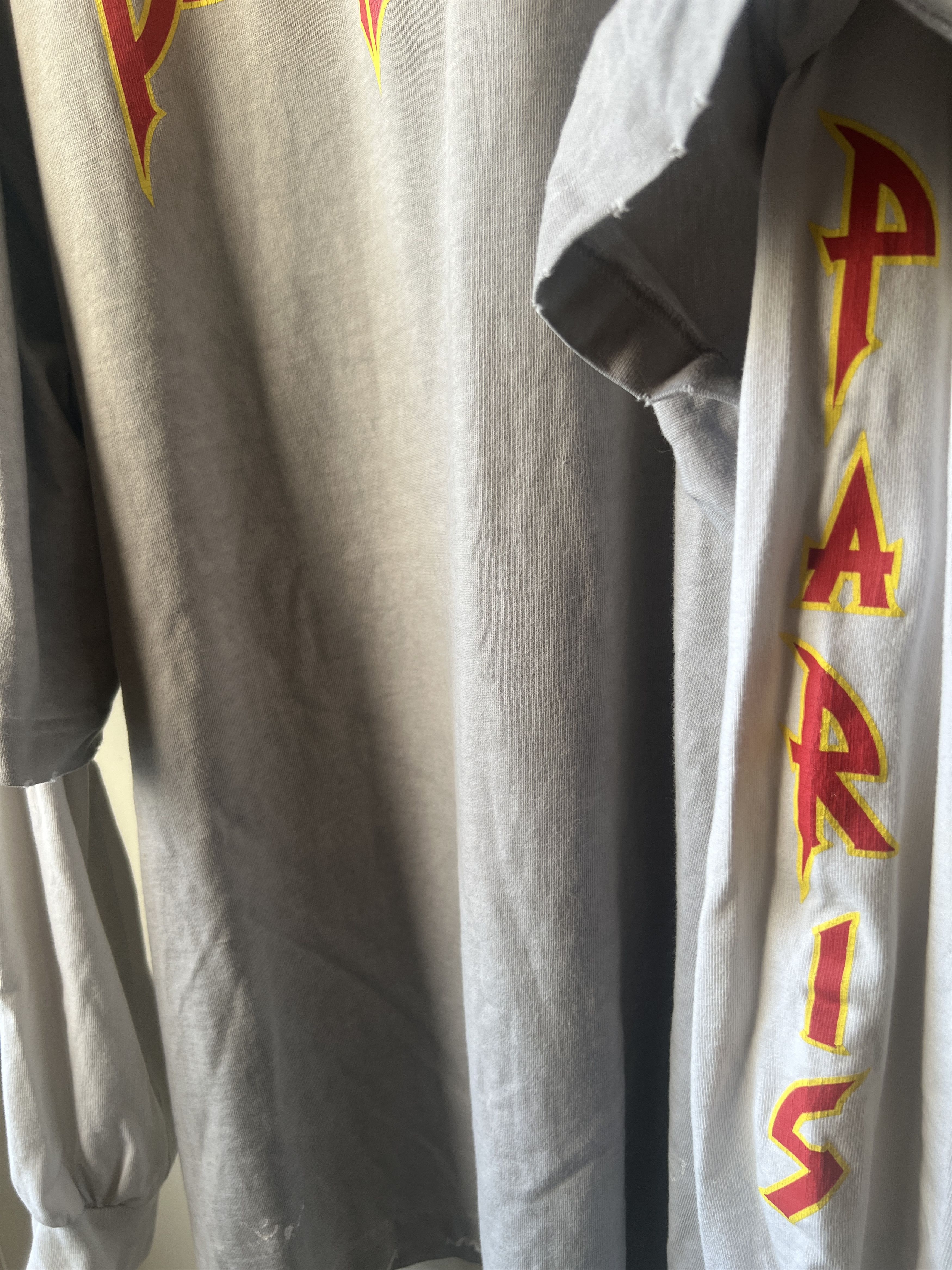Balenciaga Balenciaga Metal Double Sleeves Logo T-shirt Size US M / EU 48-50 / 2 - 2 Thumbnail