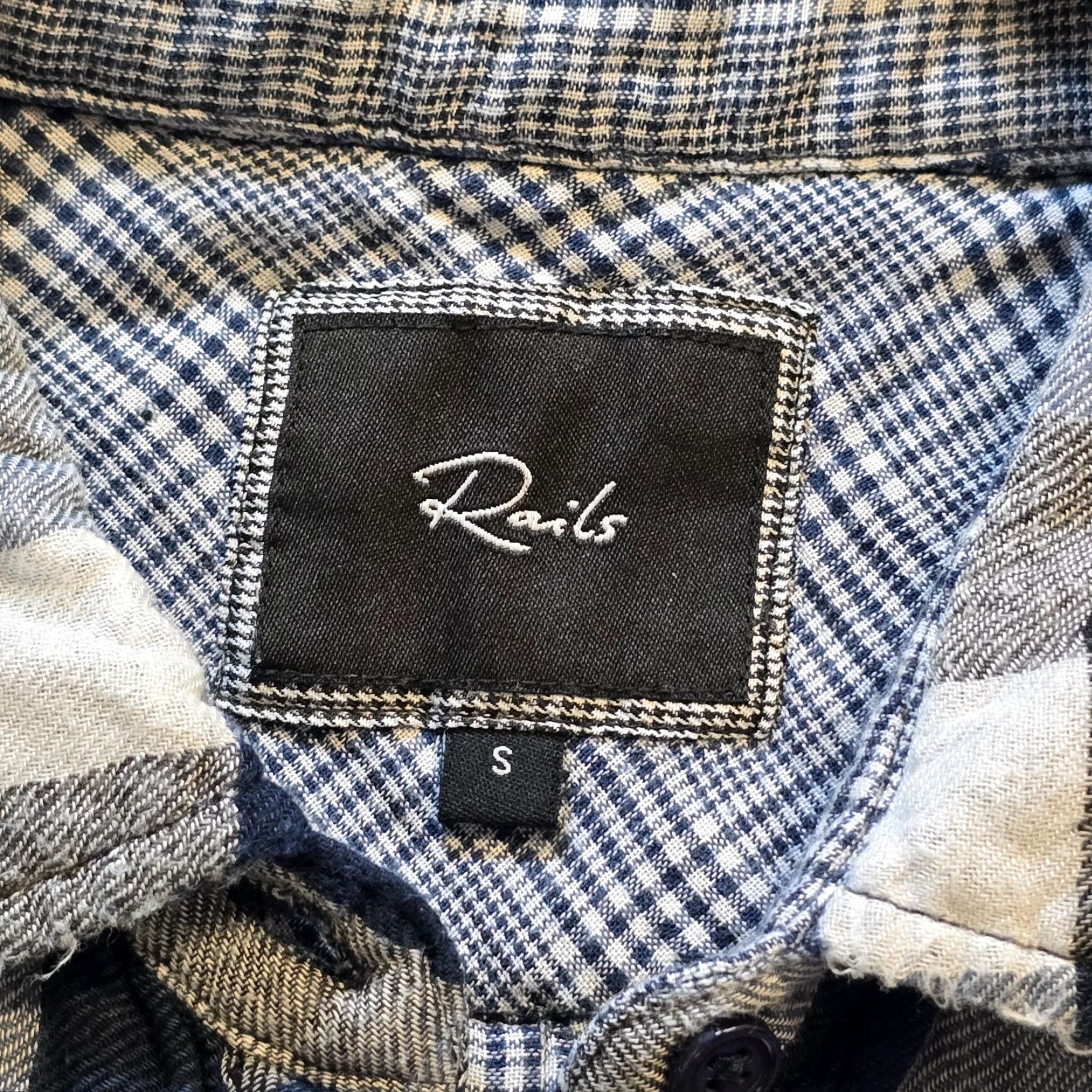 Rails Rails Button-Up Shirt Womens Size S Blue Plaid Lined Long Sleeve Casual Capsul Size S / US 4 / IT 40 - 3 Thumbnail