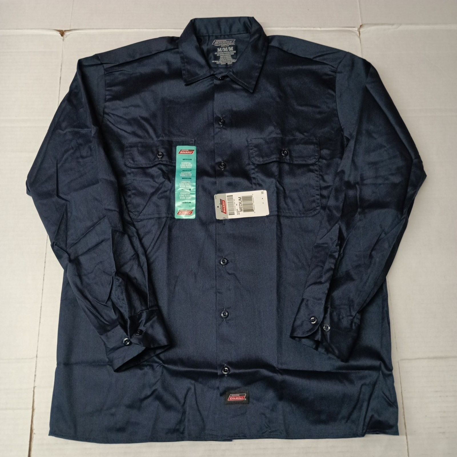 Dickies Dickies Essential Work Shirt Men's Size M Blue Temp Control Size US M / EU 48-50 / 2 - 1 Thumbnail