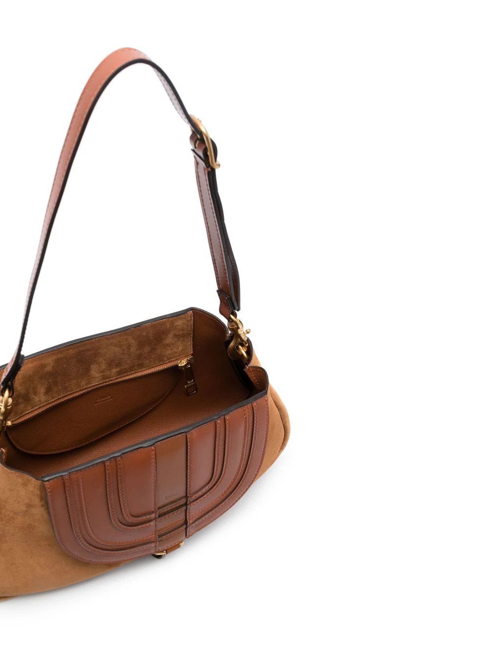Chloe o1loc1c1024 Size: OS / Marcie Clutch in Caramel Size ONE SIZE - 5 Thumbnail