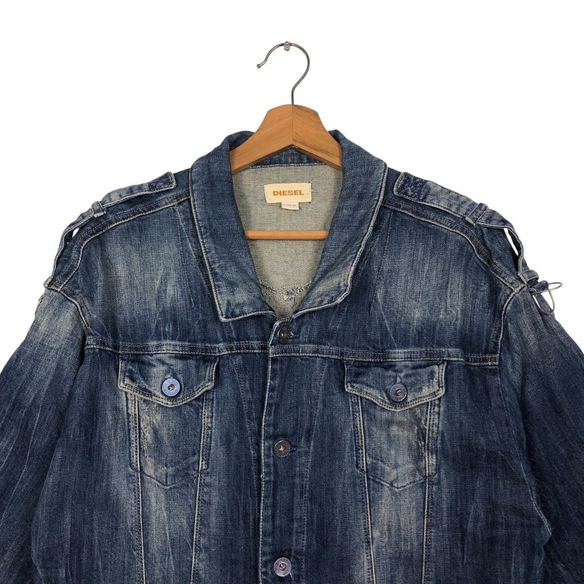 Diesel Diesel Long Sleeve Denim Coat (Short Sleeve) Vintage Wash XS Size US XS / EU 42 / 0 - 5 Thumbnail