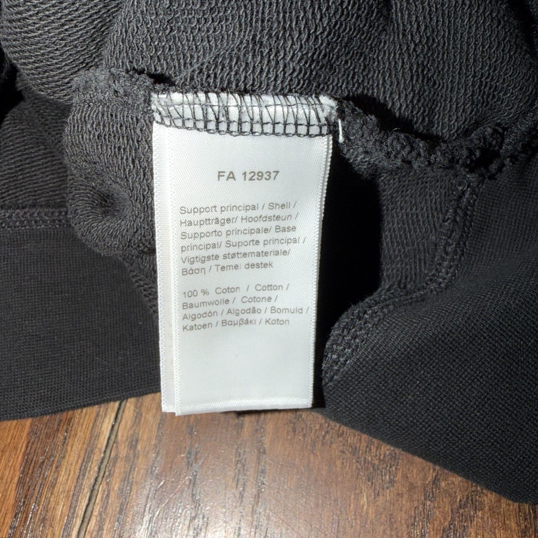 Lacoste LACOSTE Mens Sweatshirt 3XL Black On Black Crocodile Embroidered Logo Crew Neck Pullover Size US XXL / EU 58 / 5 - 8 Thumbnail