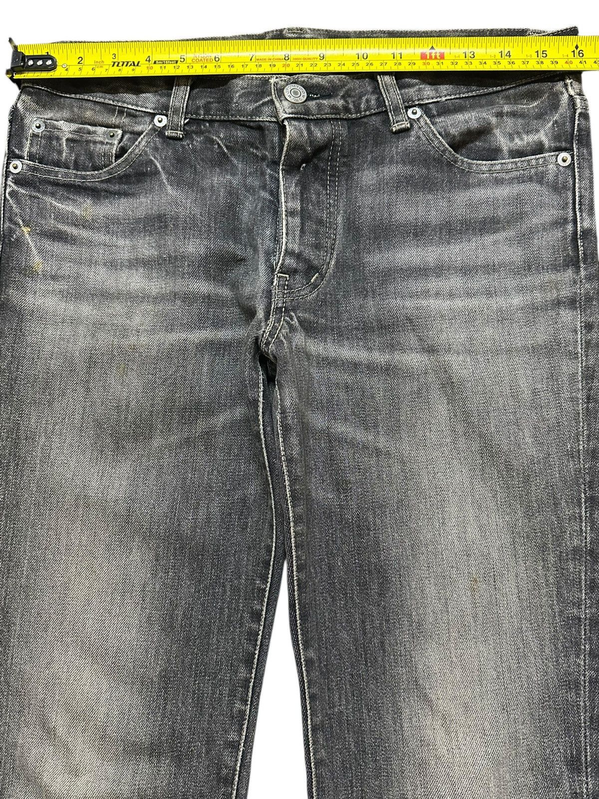 14th Addiction Vintage Japanese Brand Faded Stone Wash Style Bootcut Jeans Size US 31 - 11 Thumbnail