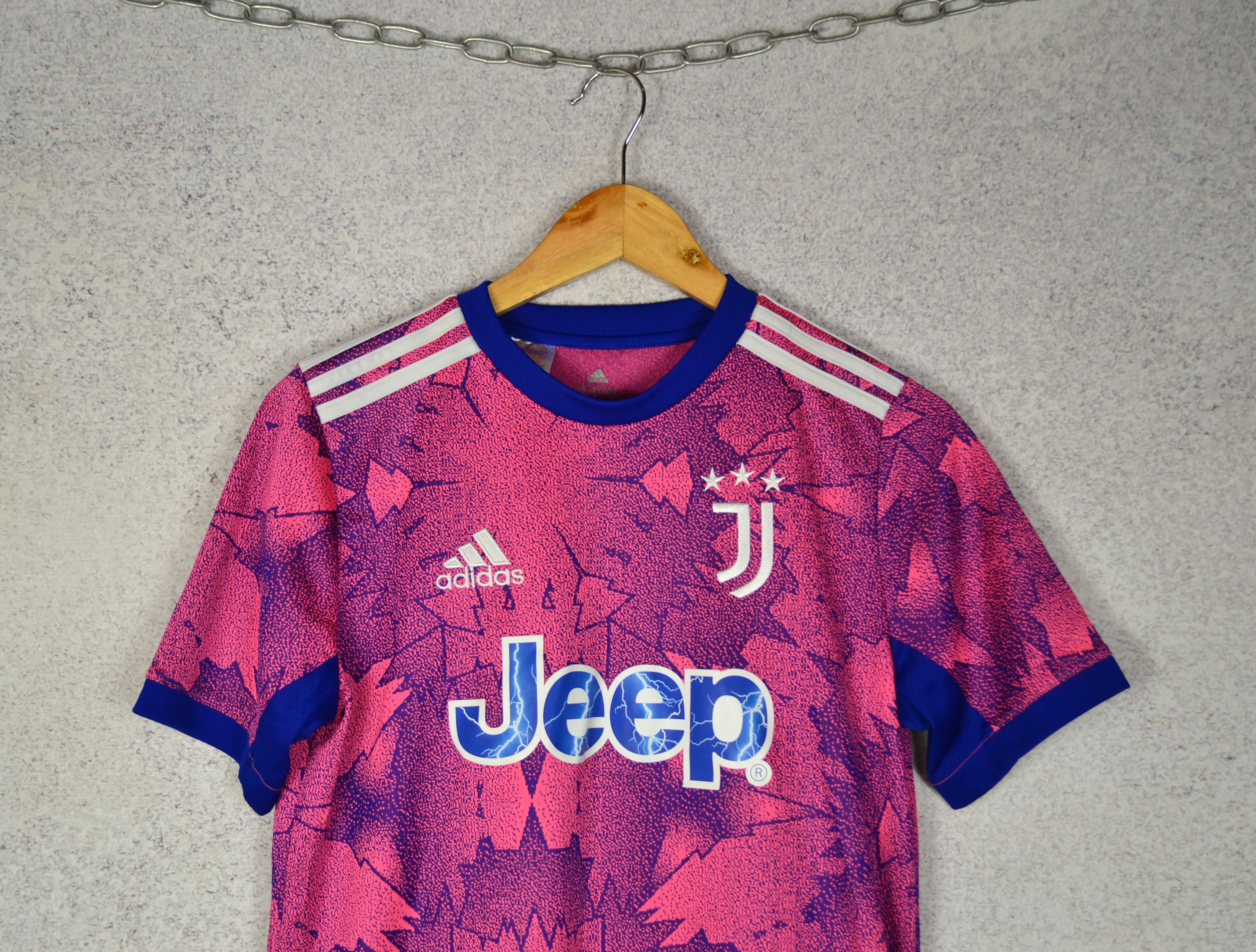 Adidas Juventus FC 2022 2023 Third T-shirt Jersery Youth 13-14 Size US XXS / EU 40 - 2 Thumbnail