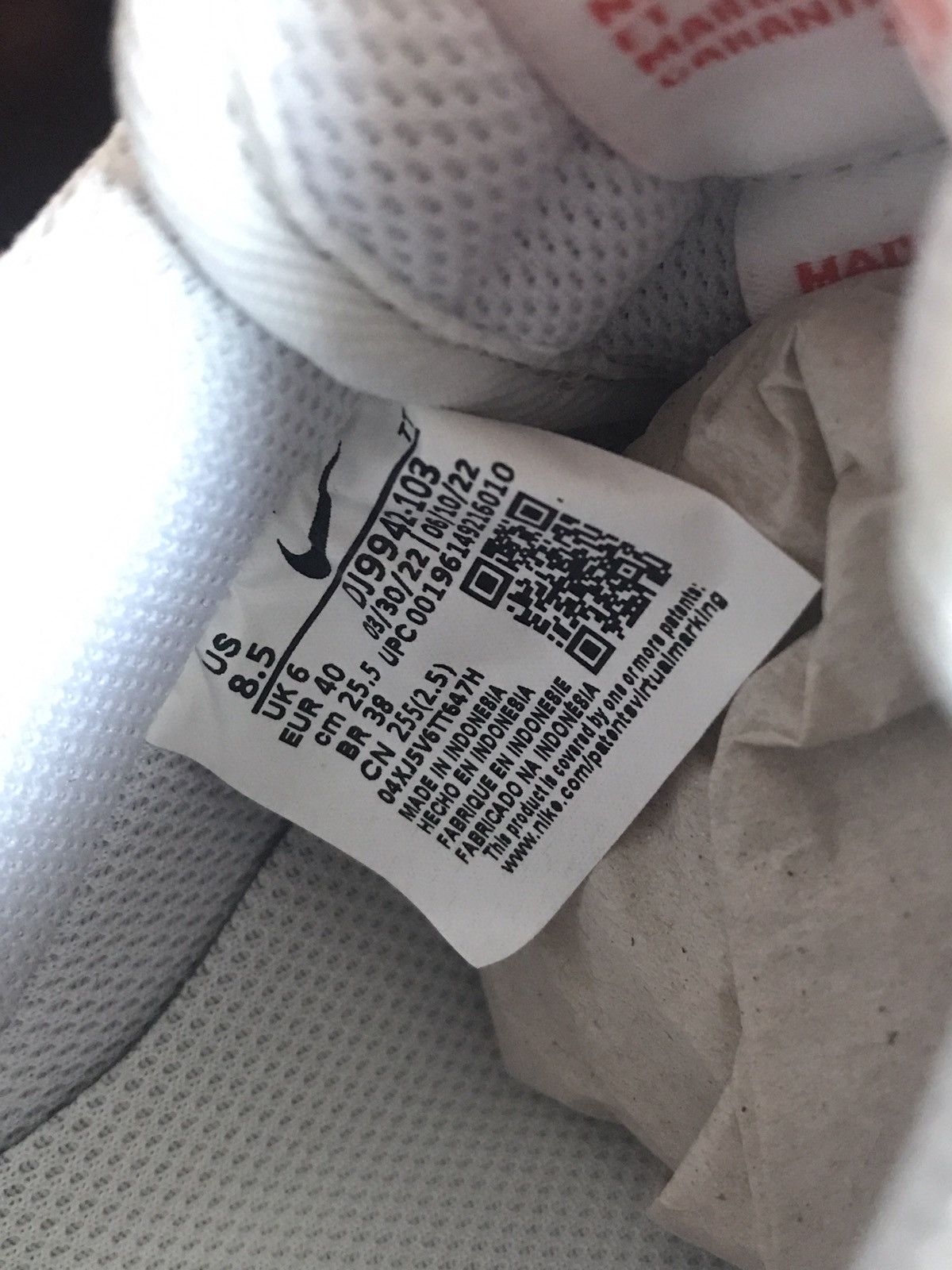 Nike Nike Air Force 1 Essential White/Briliant Orange Size US 10 / IT 40 - 8 Thumbnail