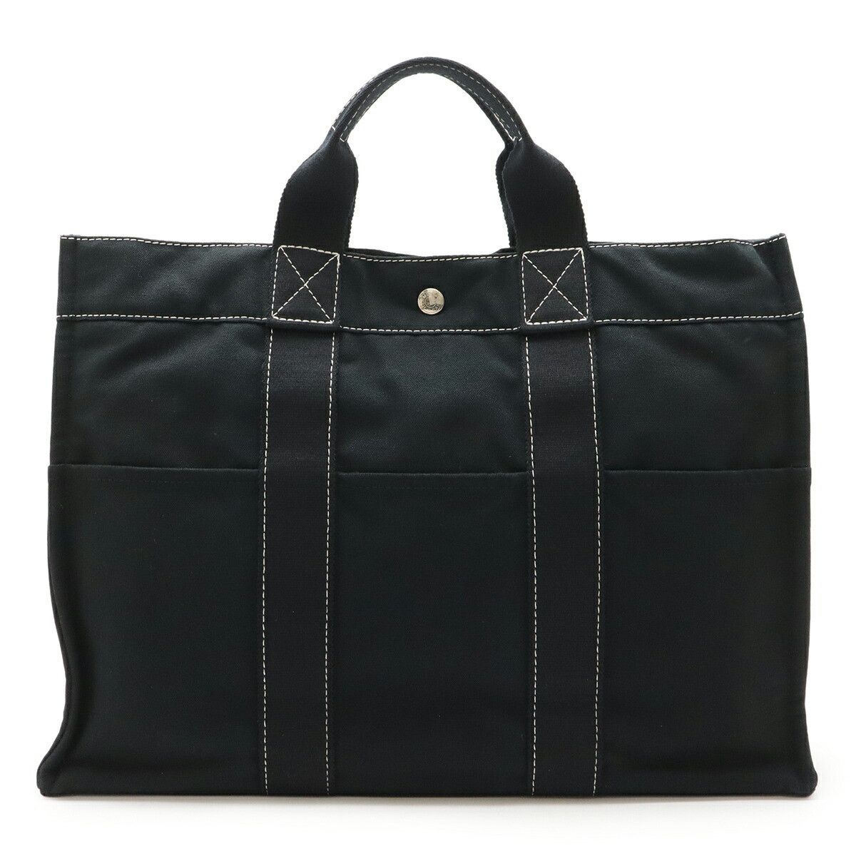 Hermes Hermes Hermès Herbag MM Canvas Tote Bag Canvas Tote Bag DUTY FREE for USA Size ONE SIZE - 1 Thumbnail