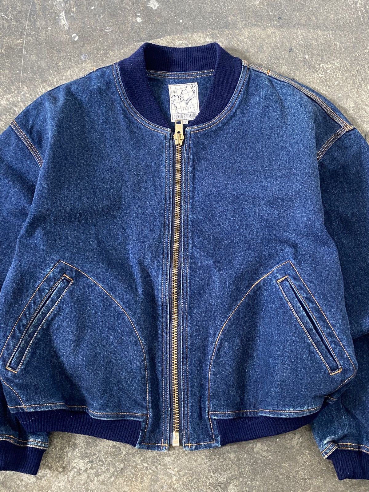 Kapital Vintage Junko Shimada Denim Bomboer Jacket Size US L / EU 52-54 / 3 - 2 Thumbnail