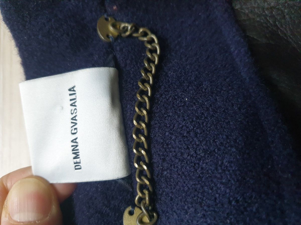 Vetements M Vetements oversized TIE leather trim VAGABOND wool coat Size US M / EU 48-50 / 2 - 8 Thumbnail