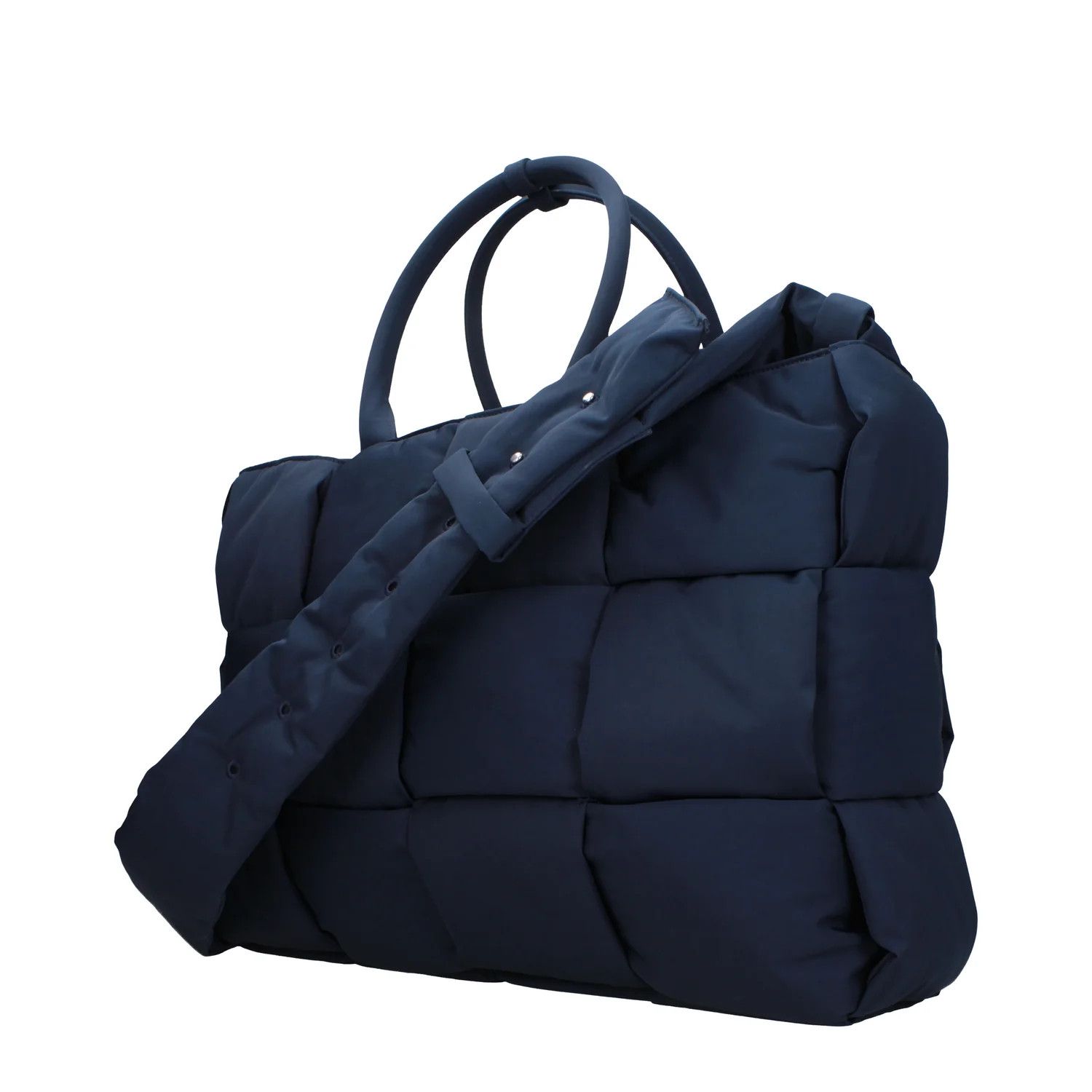 Bottega Veneta ob1o1e0325 Size: OS / Recycled Nylon Handbag in Blue Size ONE SIZE - 2 Thumbnail