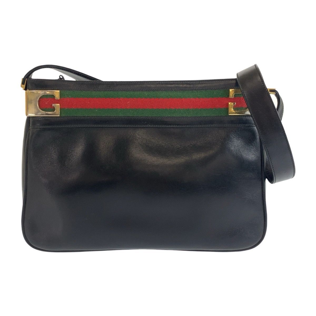 Gucci Gucci Vintage Sheline Line Leather Shoulder Bag Leather Shoulder Bag DUTY FREE for USA