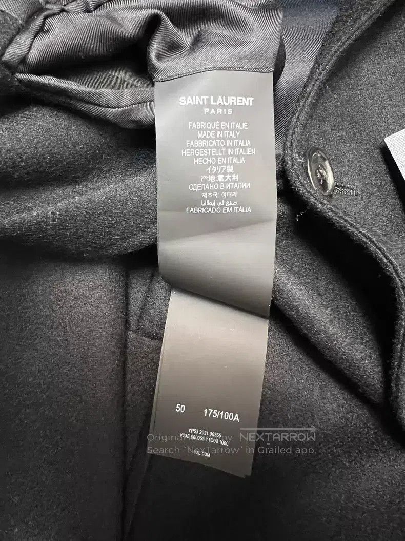 Saint Laurent Paris Saint Laurent Paris Three Pocket Fuzzy Wool Casual Blazer Size US M / EU 48-50 / 2 - 7 Thumbnail