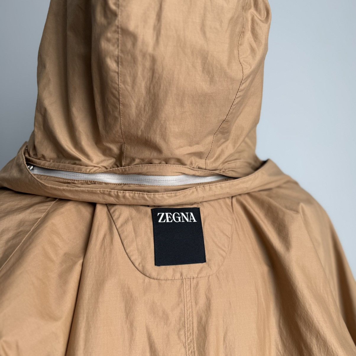 Ermenegildo Zegna Ermenegildo Zegna Leggerissimo Cotton Silk Long Hooded IT50 Size US M / EU 48-50 / 2 - 17 Thumbnail