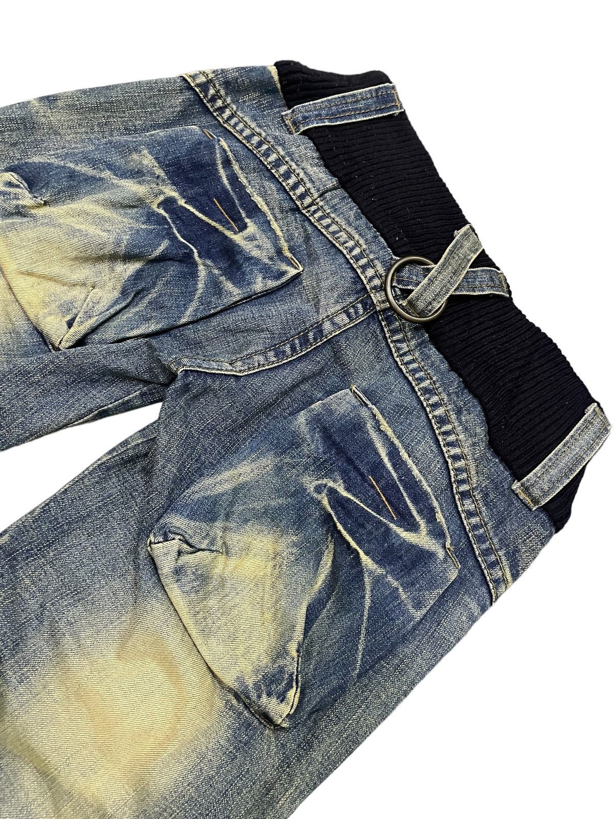 If Six Was Nine × Le Grande Bleu (L.G.B.) G.O.A LGB Junyawatanabe Style Tornado Carpenter Mud Jeans Size US 30 / EU 46 - 17 Thumbnail