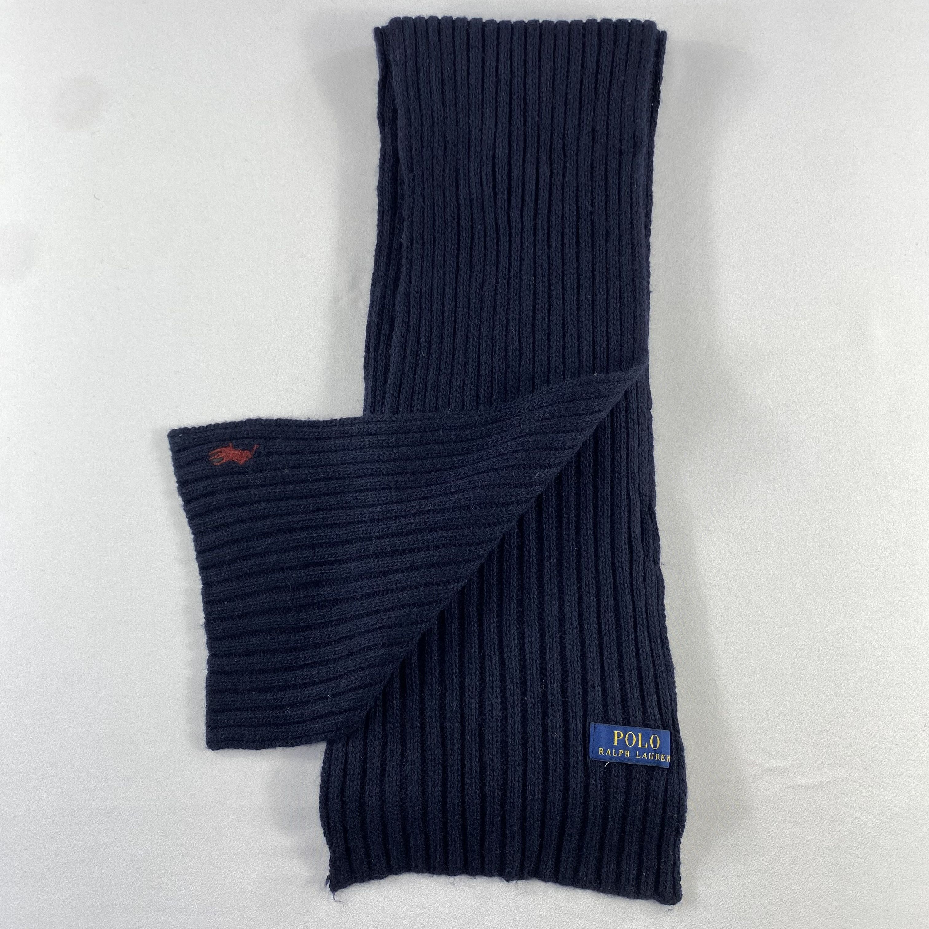Polo Ralph Lauren Polo Ralph Lauren Scarf Neck Wrap Wool Knit Muffler Size ONE SIZE - 4 Thumbnail