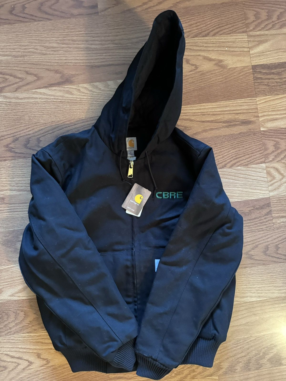 Carhartt Carhartt Hooded Black Jacket New Size US S / EU 44-46 / 1 - 2 Thumbnail