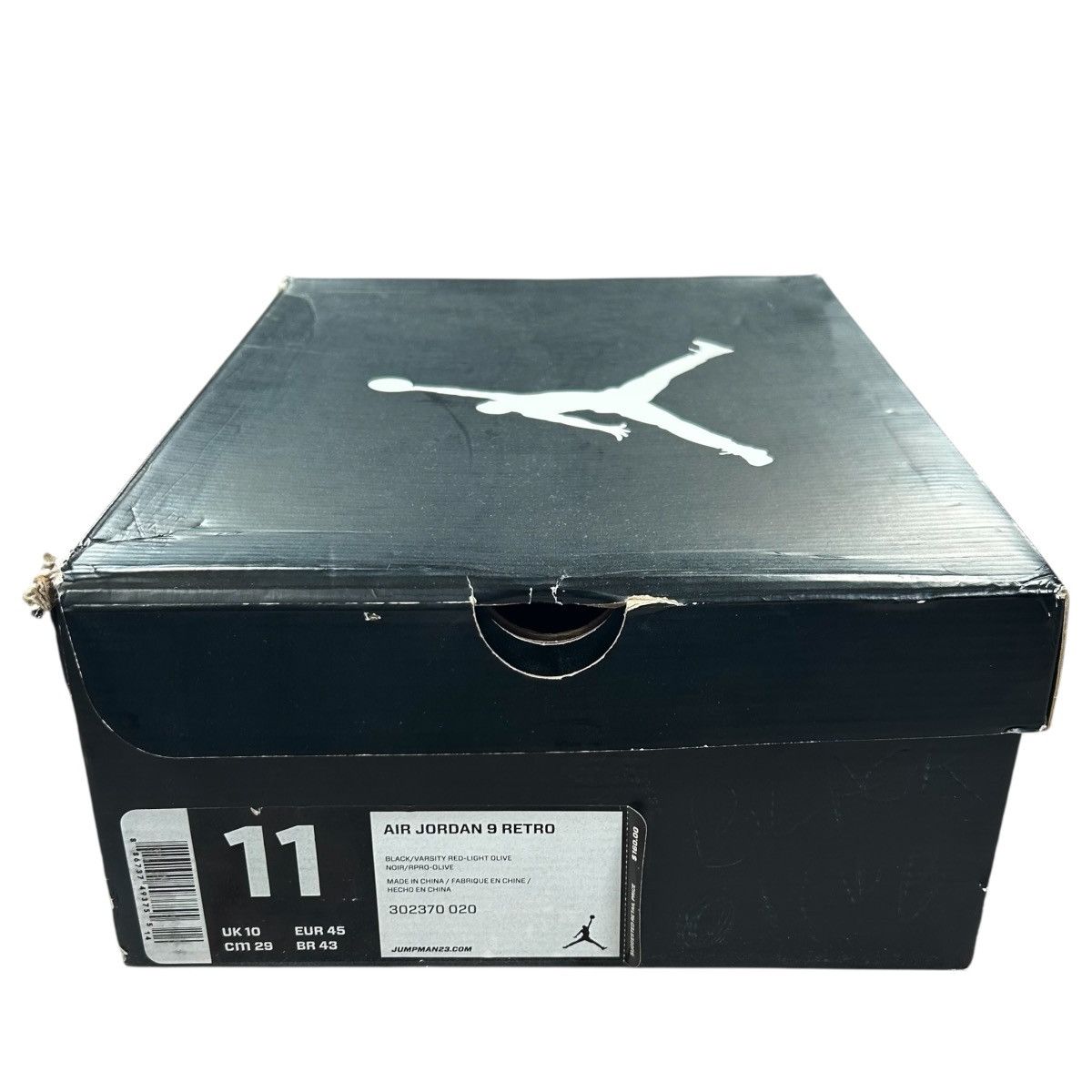 Jordan Brand Air Jordan 9 Retro Olive Black Varsity Red 2012 Sneakers Size US 11 / EU 44 - 10 Thumbnail