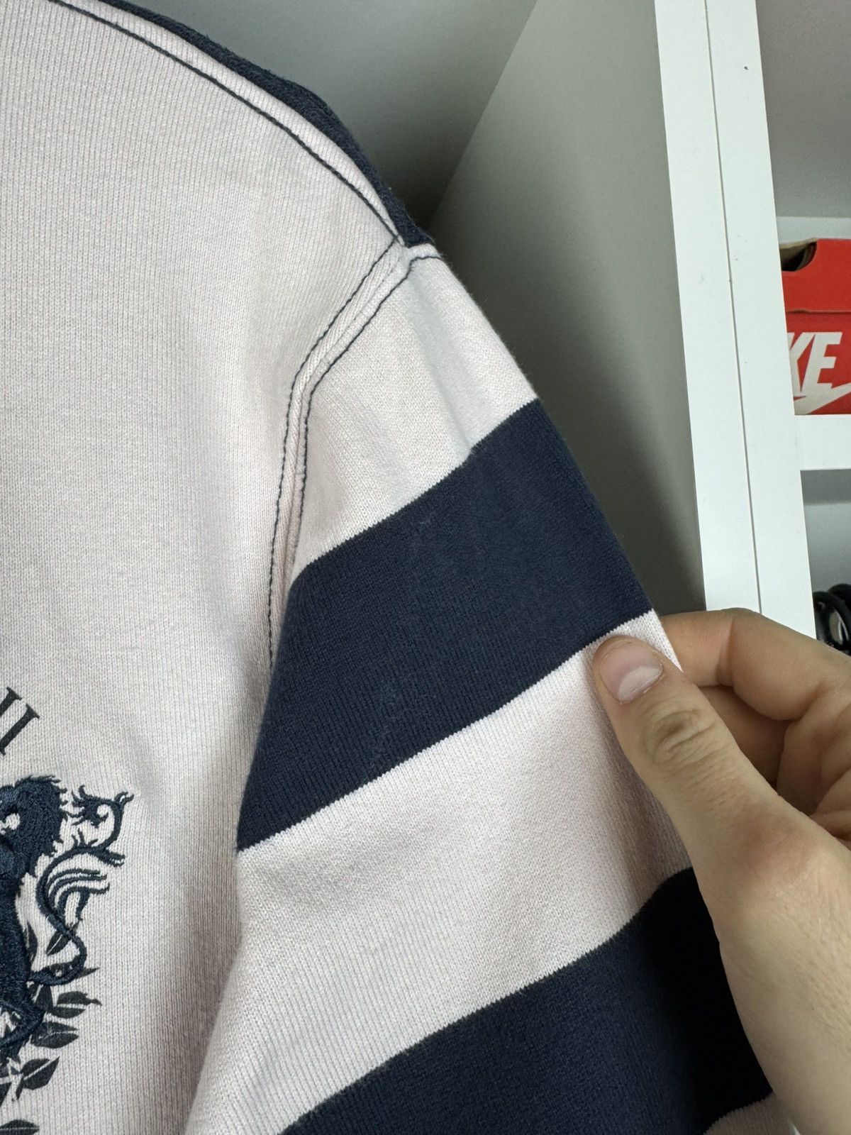 Nike Vintage Nike Scrum Half Long Sleeve Rugby Jersey Slim Fit Size US XL / EU 56 / 4 - 15 Thumbnail