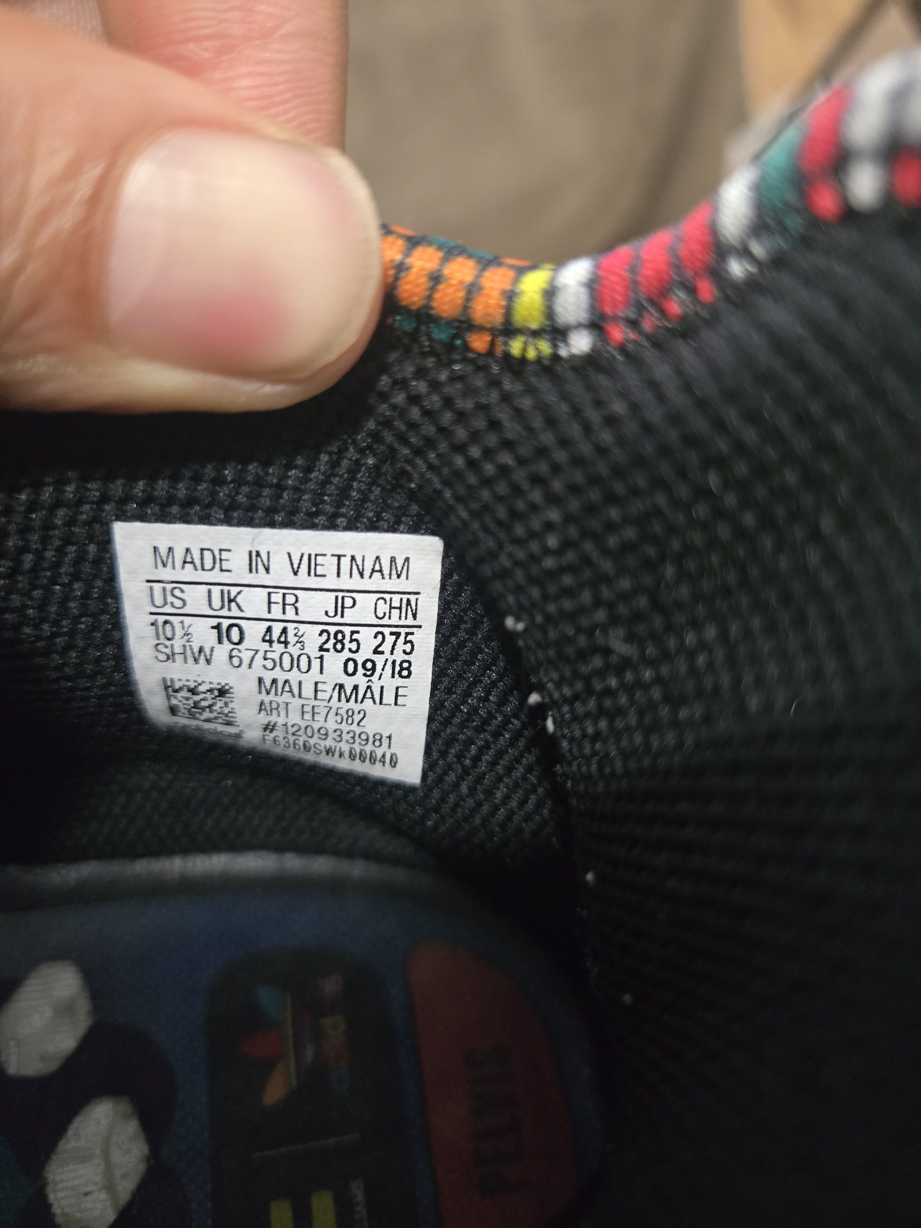 Adidas × Pharrell Pharrell NMD Hu Pack Black Size US 10.5 / EU 43-44 - 11 Thumbnail