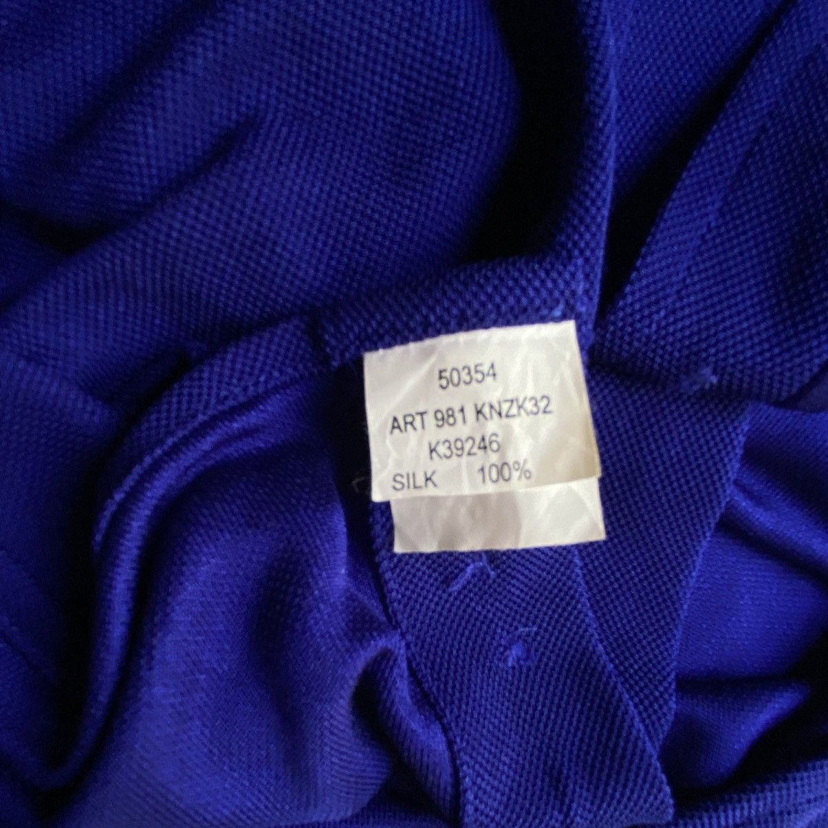 Kenzo Kenzo Blue Stretchy Soft Long Sleeve Shirt Size US XXS / EU 40 - 10 Thumbnail