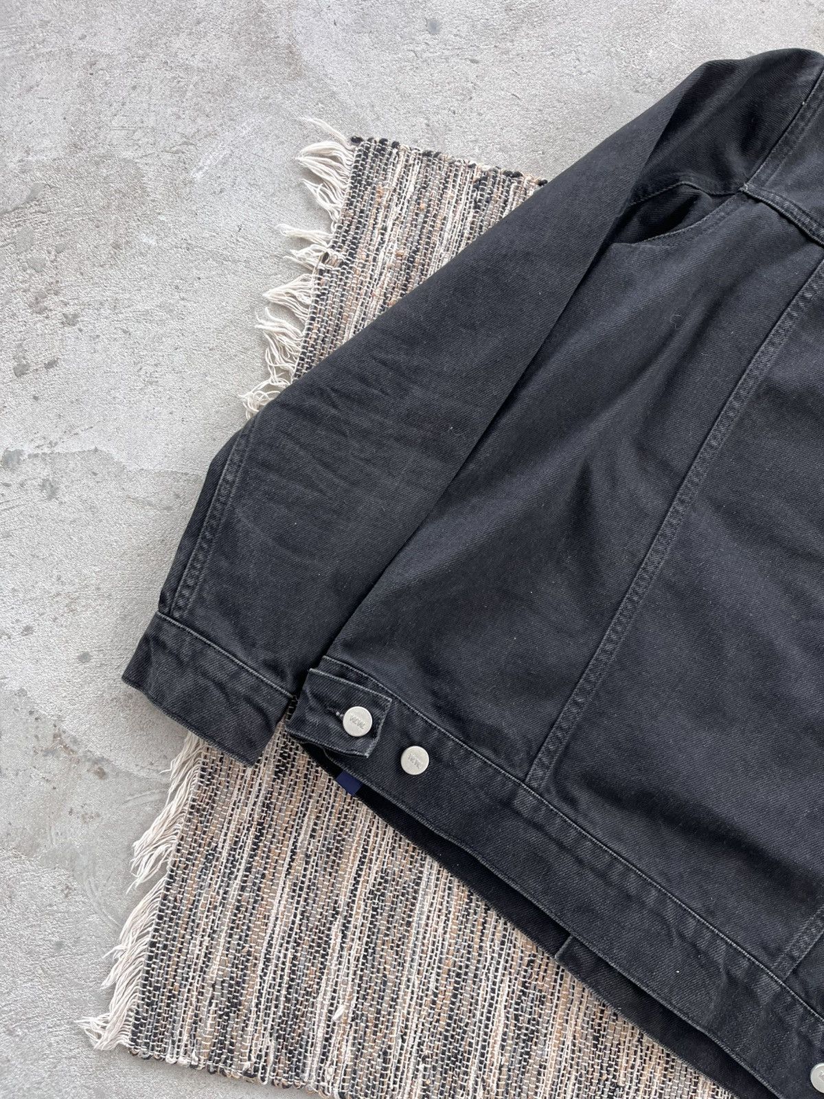 Wood Wood Vintage rare Wood Wood Black Denim Jacket Avantgarde Y2K Size US M / EU 48-50 / 2 - 12 Thumbnail
