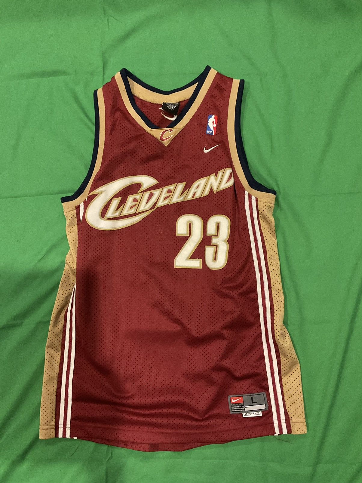 Vintage Nike Cleveland Cavaliers LeBron James jersey