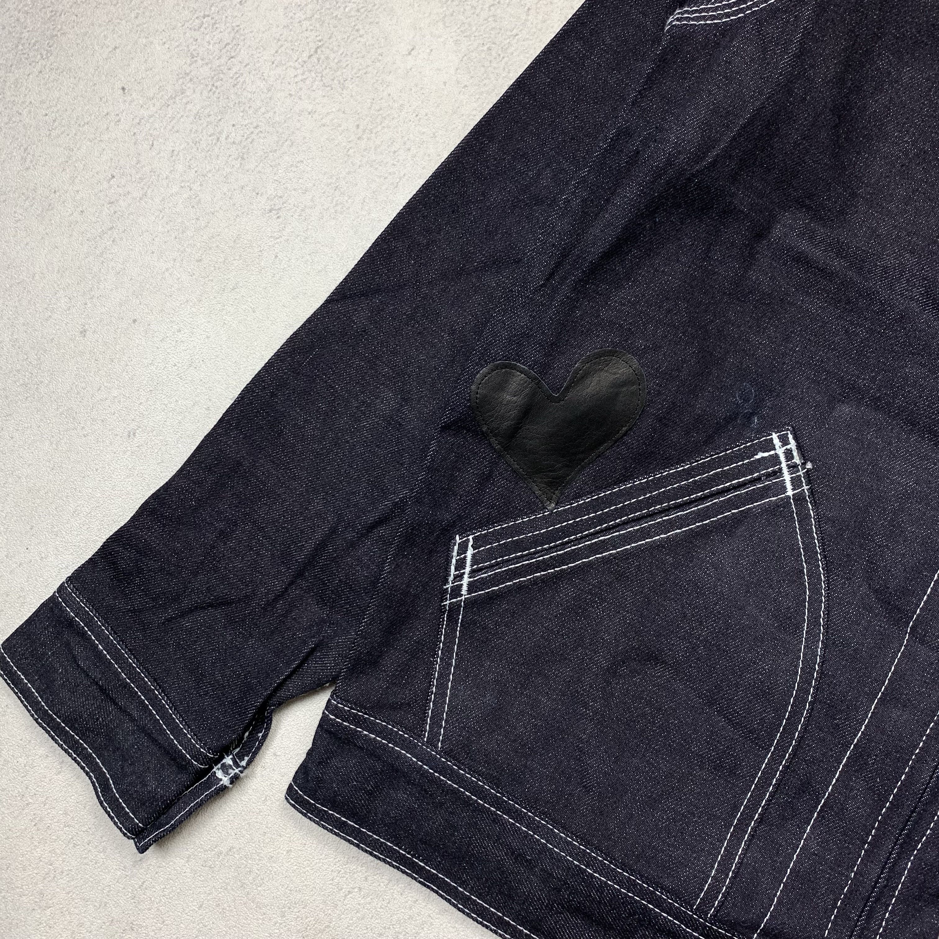 Japanese Brand Q nine (9) Selvedge Denim Jacket Size US S / EU 44-46 / 1 - 2 Thumbnail