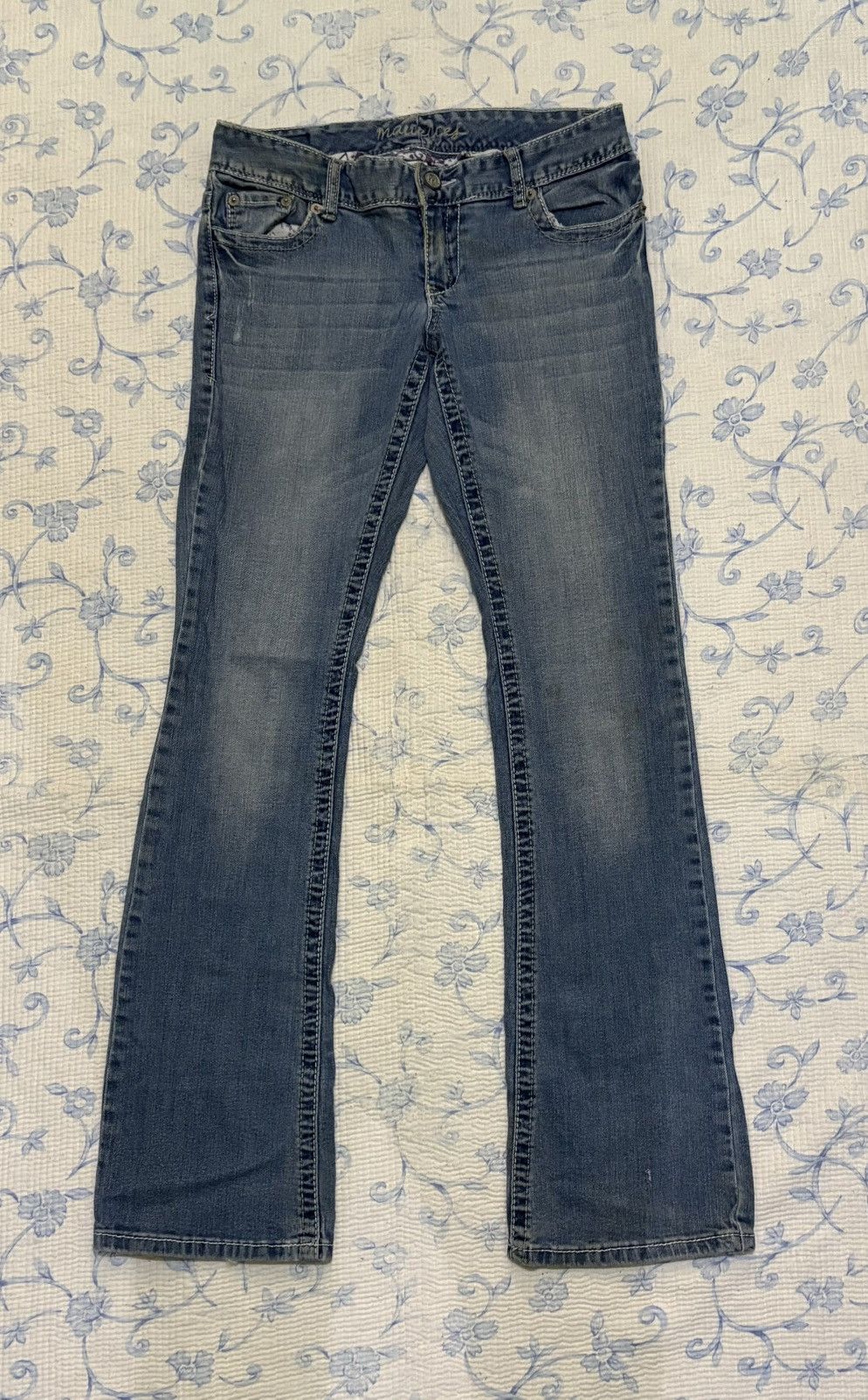 Vintage Maurices Streetwear Jeans Flared Denim Size US 31 - 2 Thumbnail