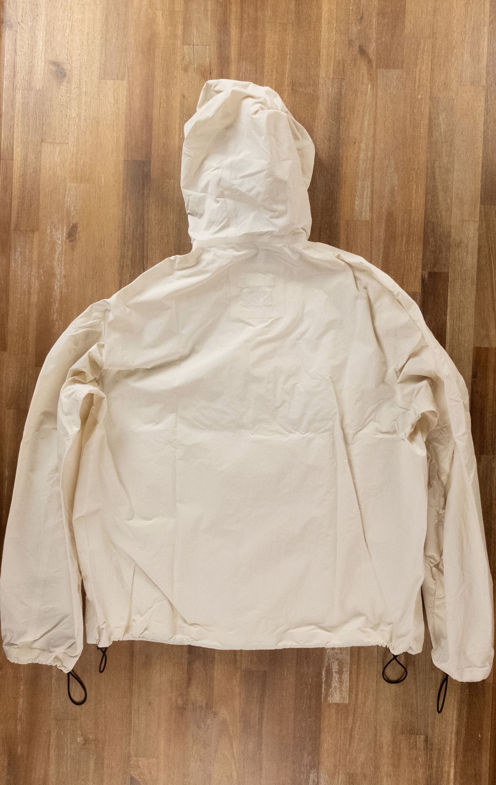 Bottega Veneta BOTTEGA VENETA cream tech nylon hooded jacket 50 Medium q Size US M / EU 48-50 / 2 - 10 Thumbnail