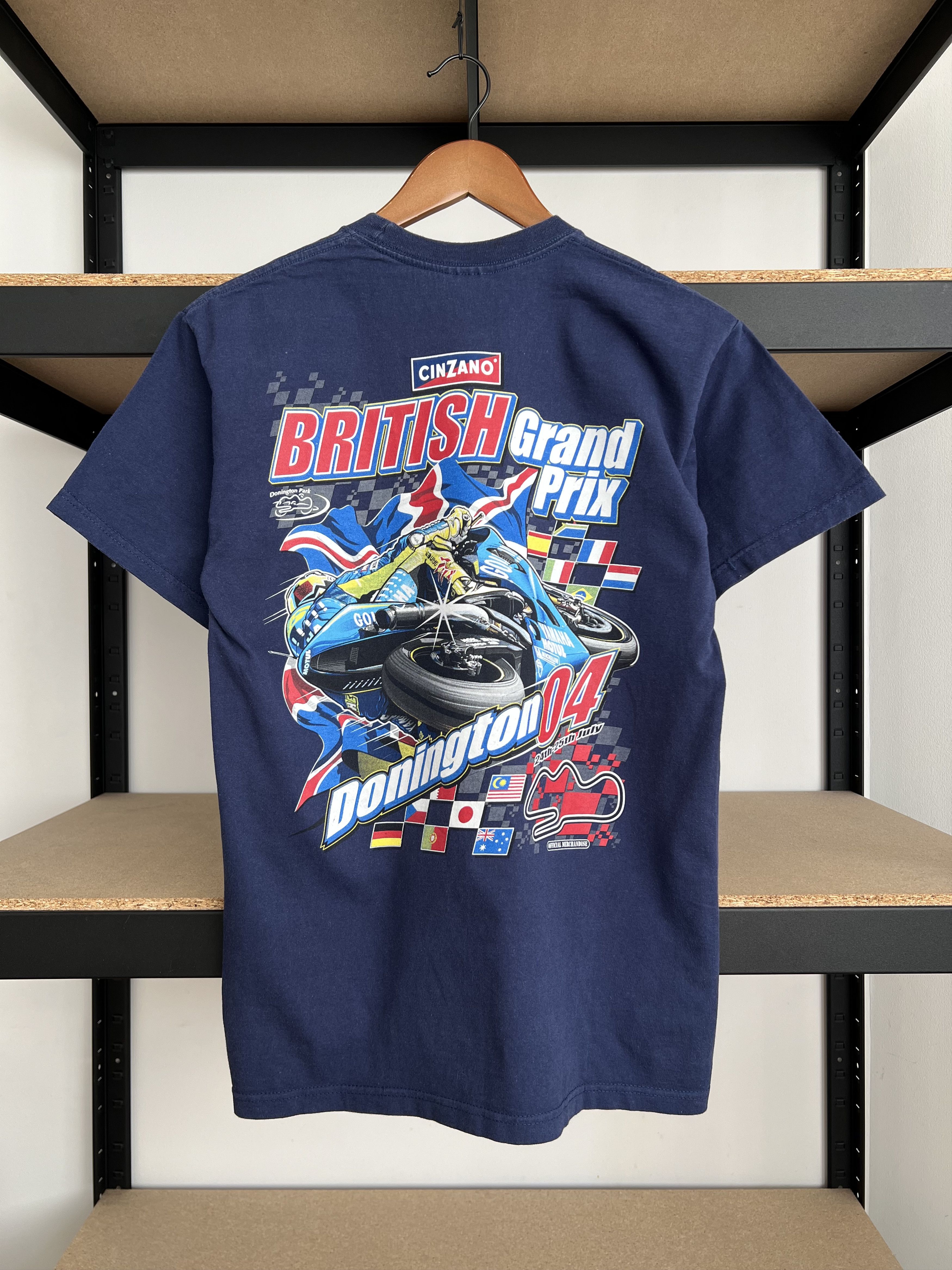 Vintage 2004 British Grand Prix Donington Moto Racing Tshirt