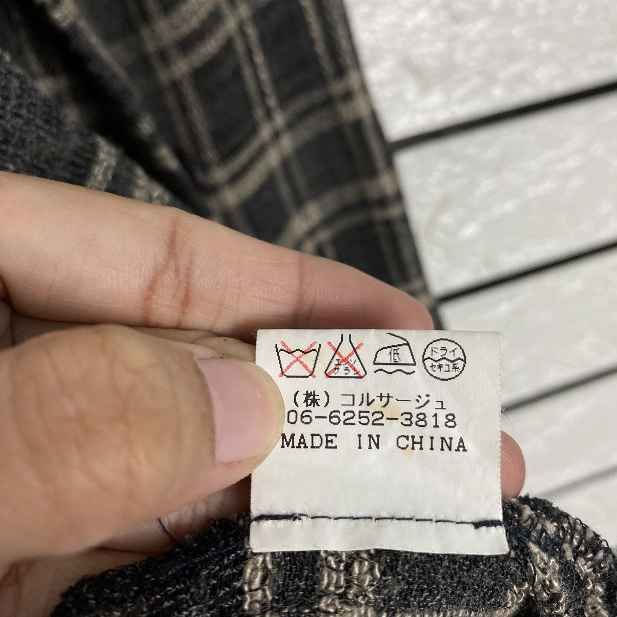 Issey Miyake 📌Vintage Cropped Button Jacket Corsa Tartan Design Check Size US M / EU 48-50 / 2 - 20 Thumbnail