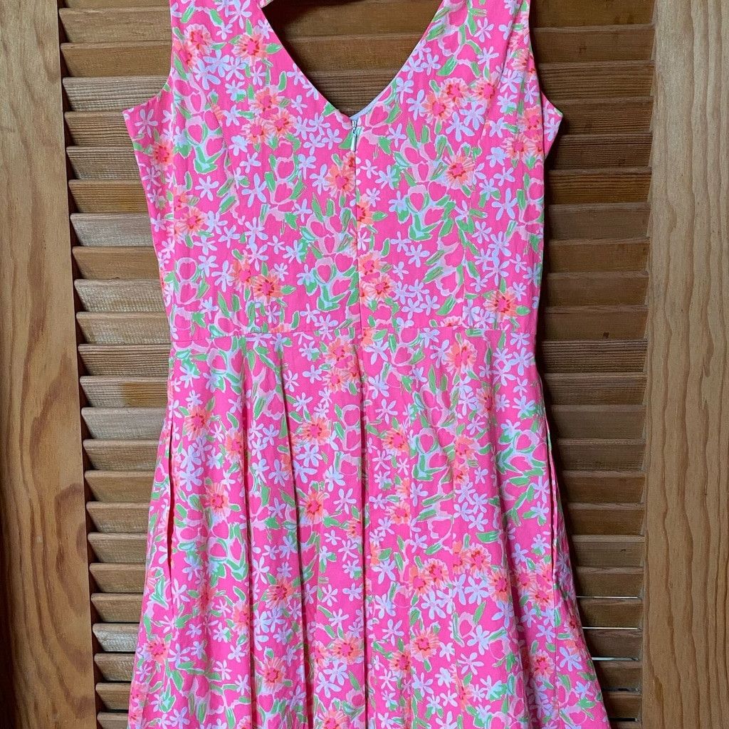 Lilly Pulitzer Lilly Pulitzer Freja Dress 4 Everything Nice Pink Floral Size S / US 4 / IT 40 - 2 Thumbnail