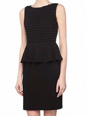 Other BNWT Catherine Malandrino Peplum Black Dress. RRP A$1,200 Size L / US 10 / IT 46 - 1 Thumbnail