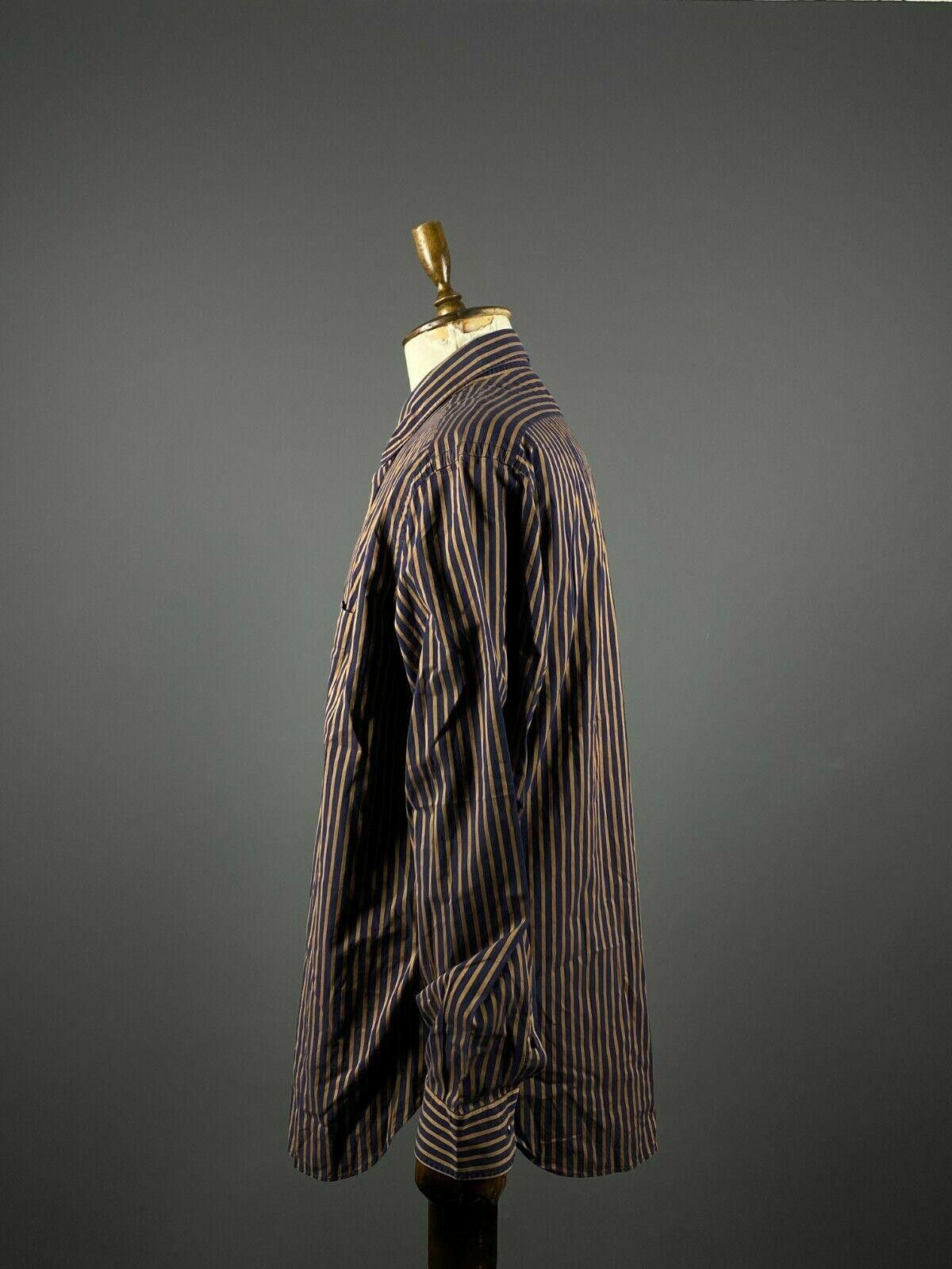 Brioni Men Brioni Stripe One Pocket Button Up Dress Shirt Size US M / EU 48-50 / 2 - 6 Thumbnail