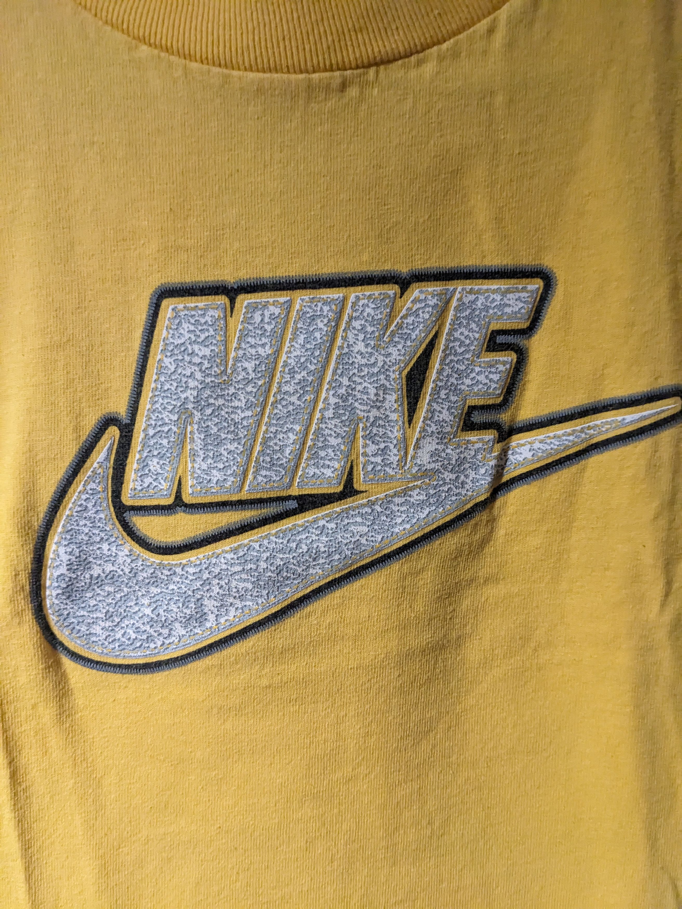 Nike × Vintage Vintage Y2K Nike Swoosh Big Check 12-18 Months Kids T-Shirt Size US M / EU 48-50 / 2 - 2 Thumbnail