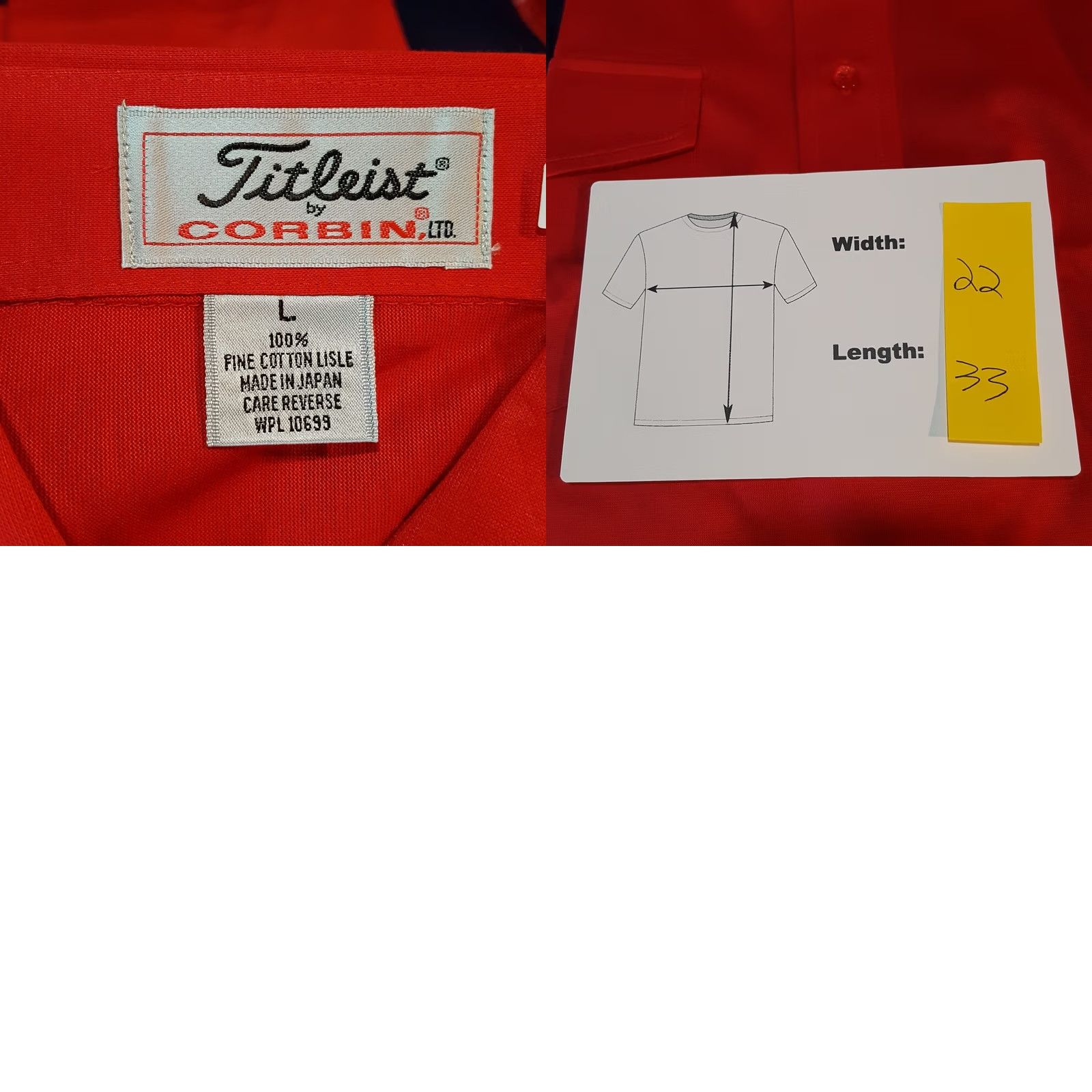 Titleist VINTAGE Titleist Golf Polo Shirt Pocket Man L Red Casual 90s Preppy Short Sleeve Japan Size US L / EU 52-54 / 3 - 8 Thumbnail