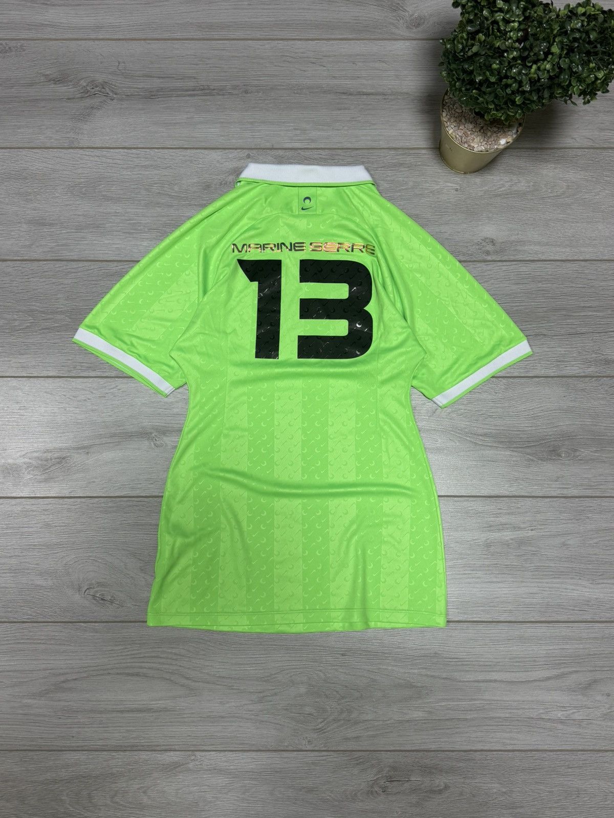 Marine Serre × Nike Nike Marine Sere Mini Jersey Dress Polo Shirt 13 Size S / US 4 / IT 40 - 4 Thumbnail