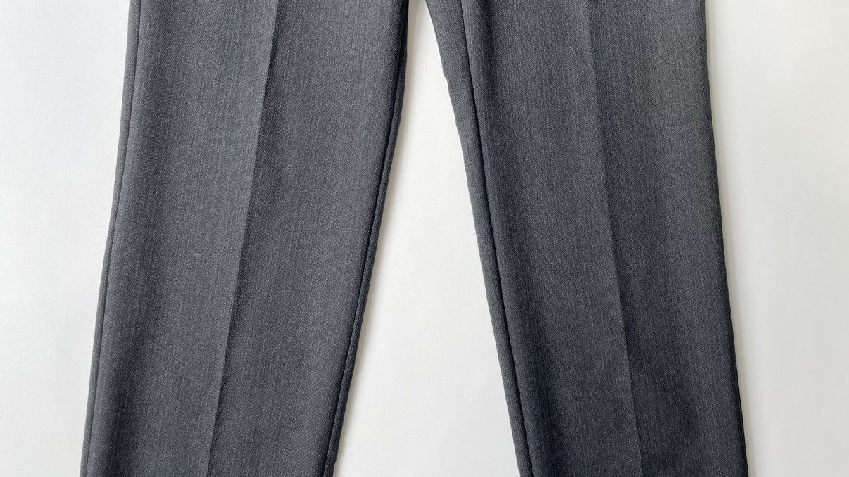 Comme des Garcons A/W 07 Grey Pinstripe Wool Trousers Size US 32 / EU 48 - 10 Thumbnail