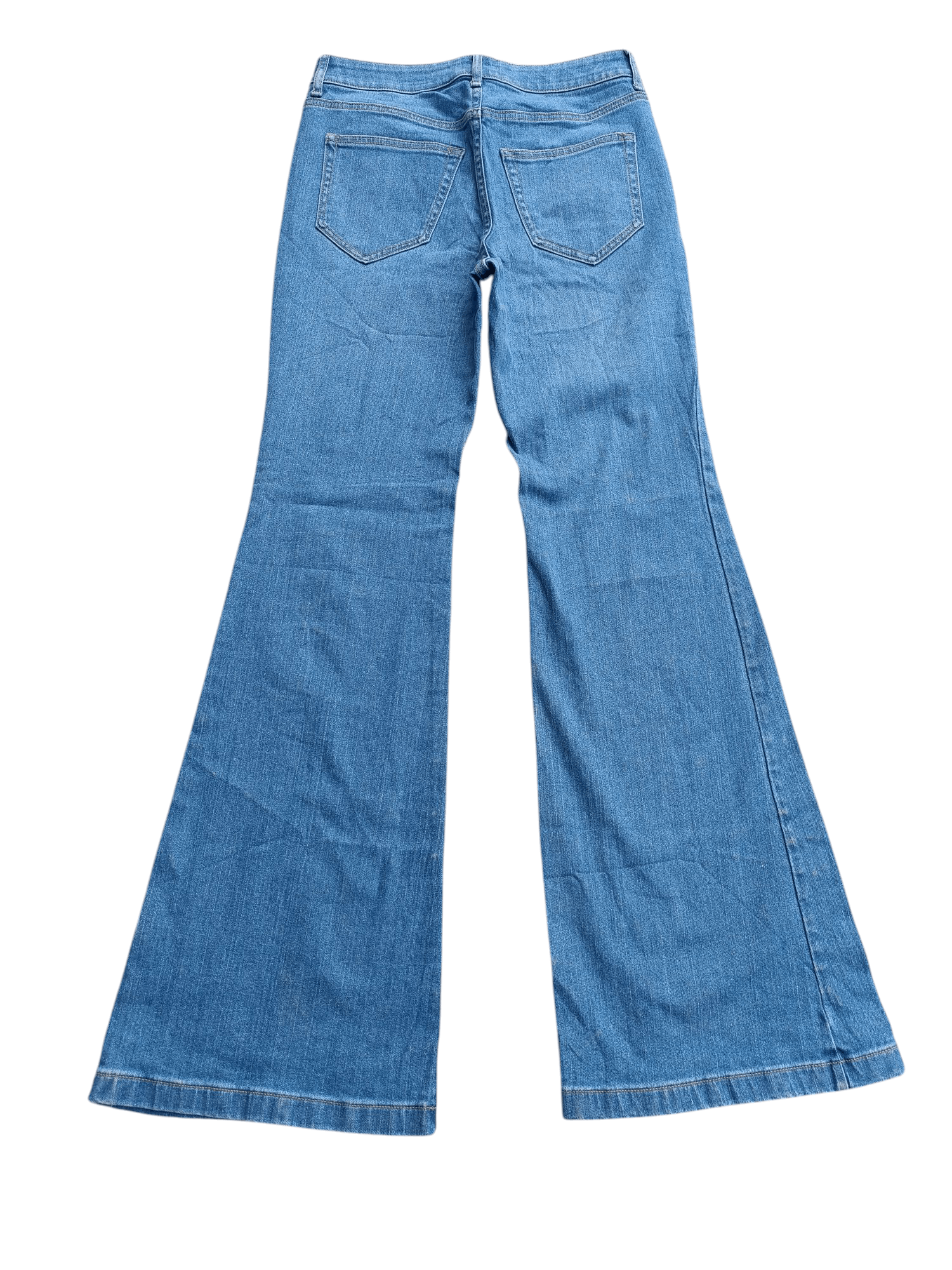 JNCO × Japanese Brand Y2K GU Japanese Brand Super Wide Leg Flared Denim E235 Size US 27 - 6 Thumbnail