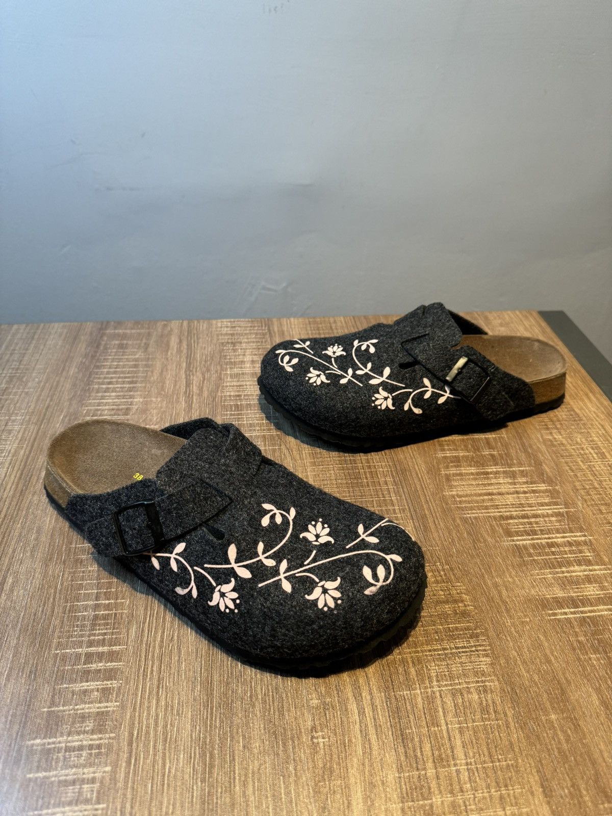 Birkenstock Birkenstock Papillio Boston Felt Wool Clog Sz 7 38 Women Size US 7 / IT 37 - 2 Thumbnail