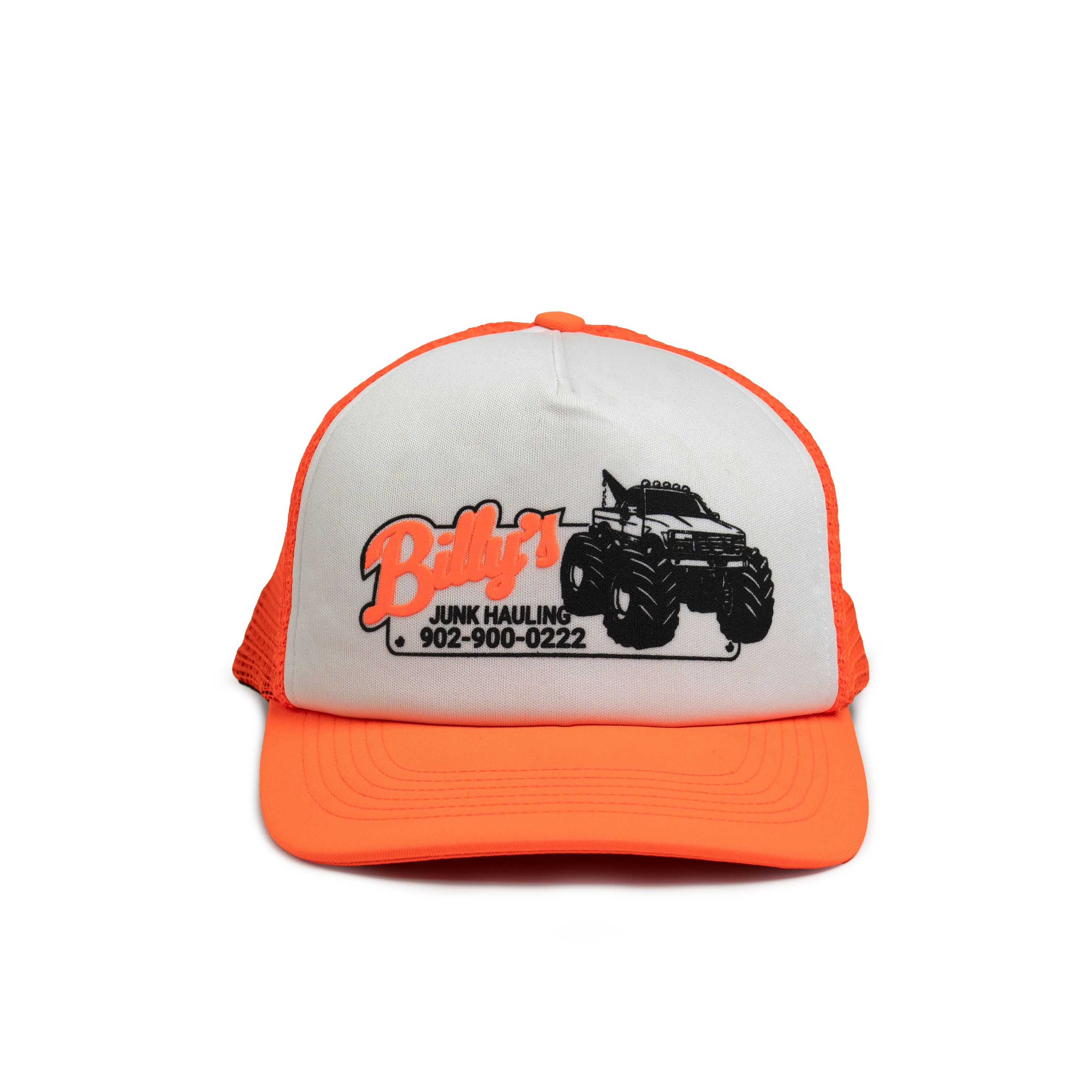 image of Billy Hill 2023 Junk Hauling Orange Trucker Hat, Men's